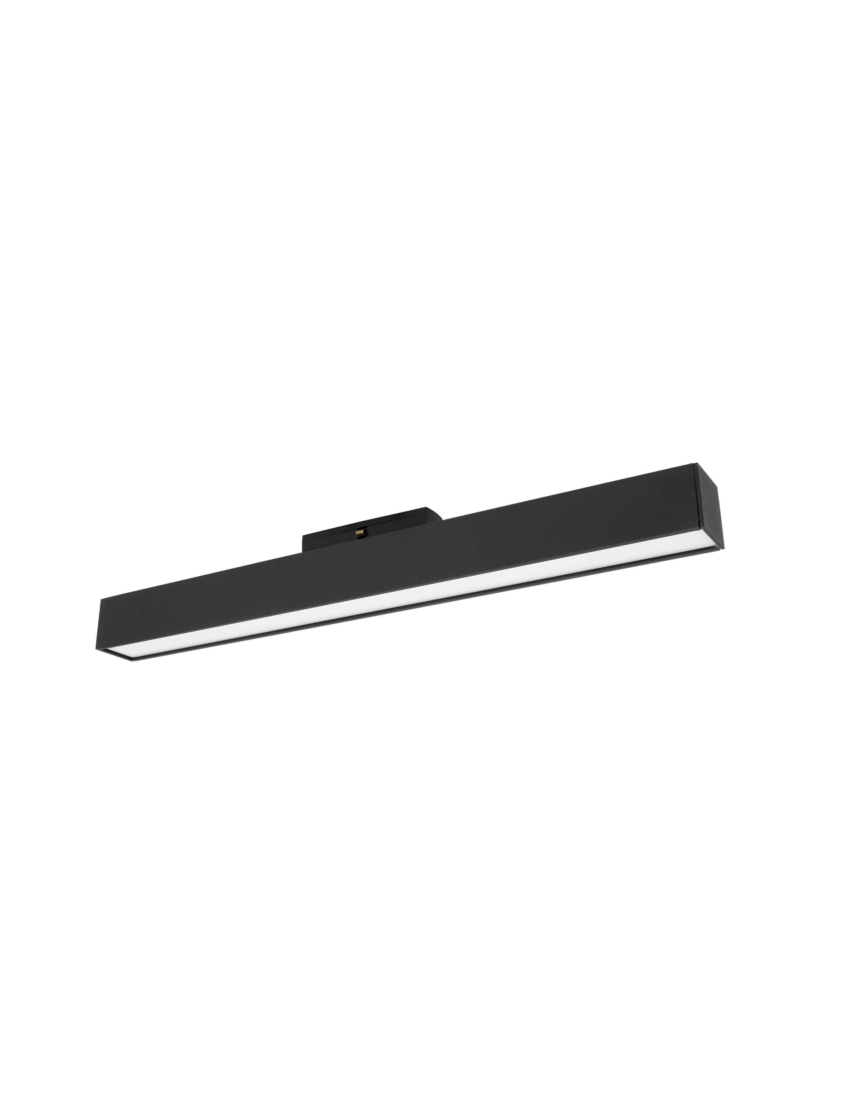 Nova Luce Buxton L - luminaire sur rail magnétique - 40,2 x 3,5 x 5,2 - 22W LED inclus - blanc chaud couleur de lumière - noir