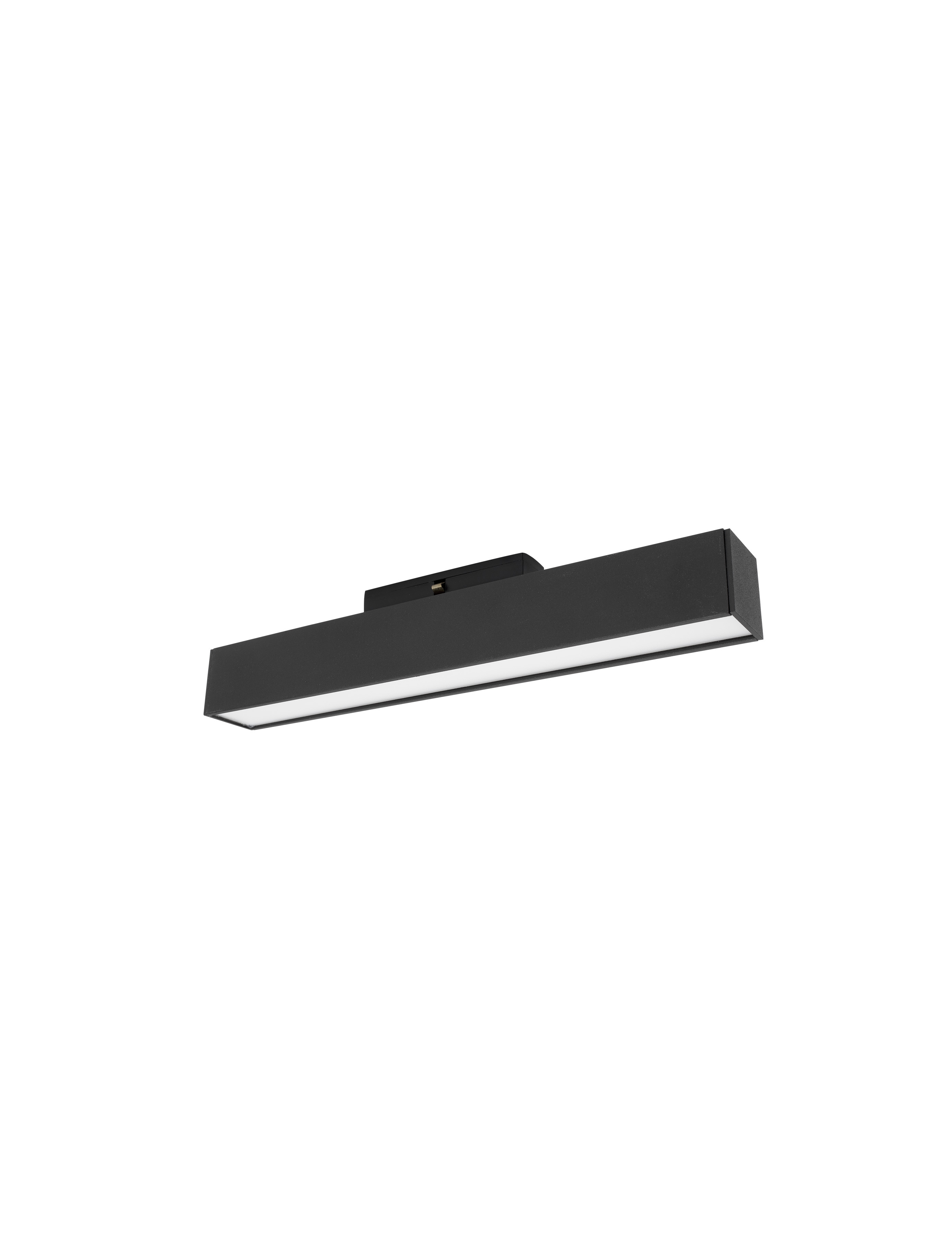 Nova Luce Buxton L - luminaire sur rail magnétique - 26,9 x 3,5 x 5,2 - 22W LED inclus - blanc chaud couleur de lumière - noir