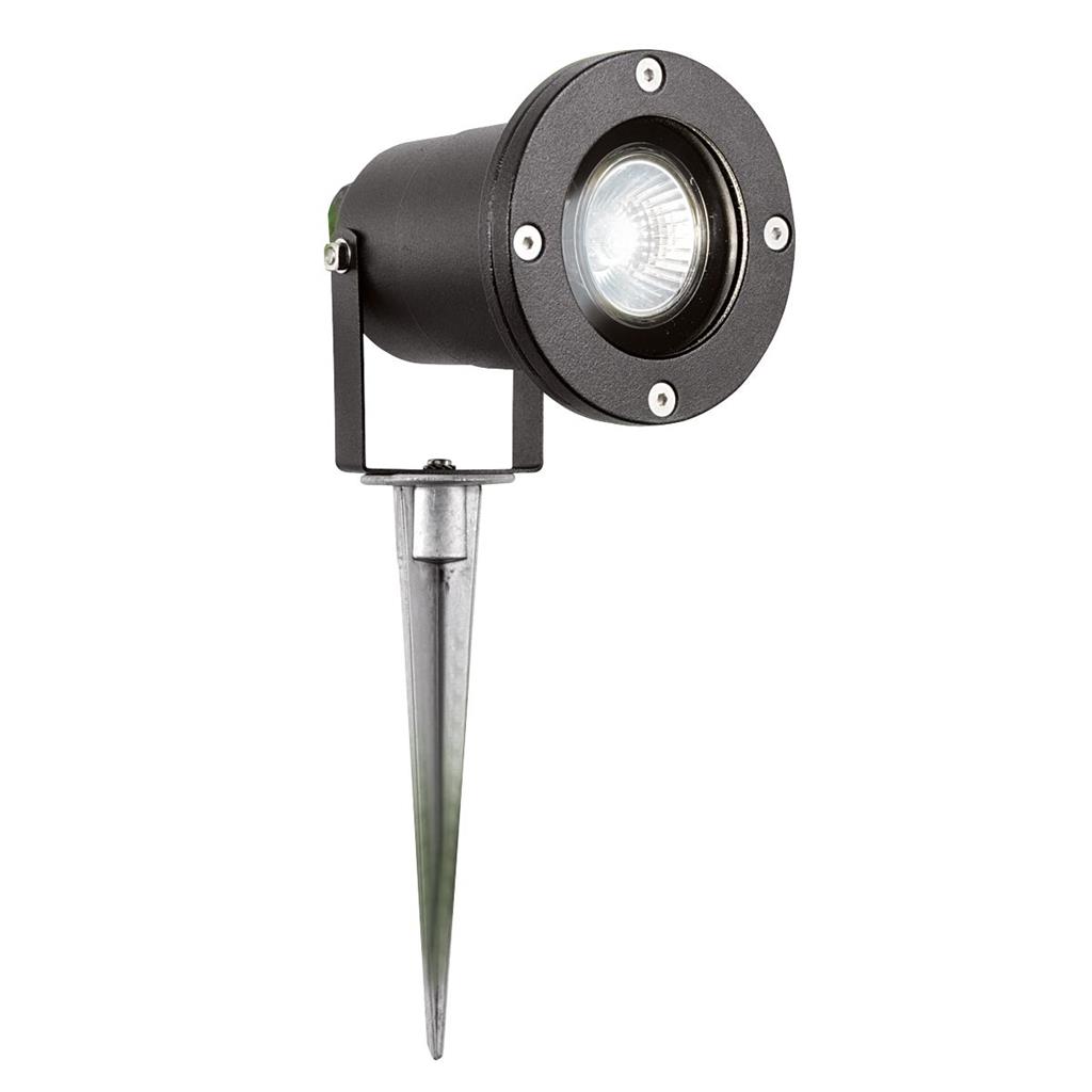 Searchlight Spikey II - spot de sol sur pic - cm - IP65 - noir