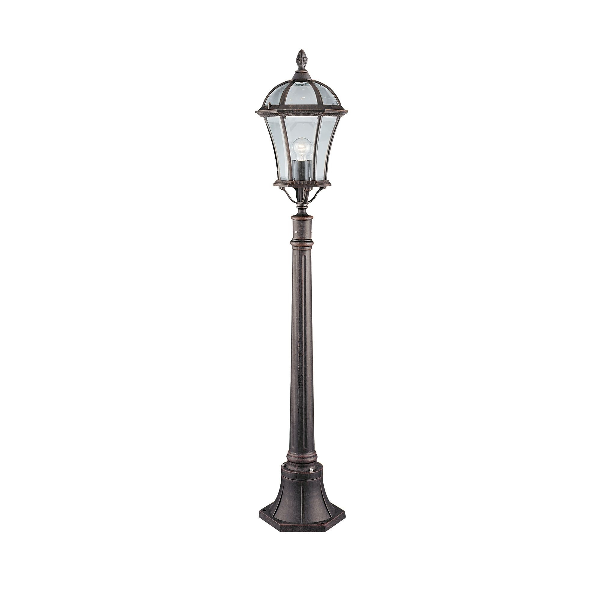 Searchlight Capri - lampadaires - Ø cm - IP23 - brun rustique