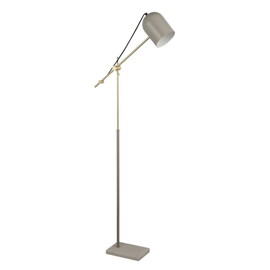 Searchlight Odyssey - lampadaire - cm - gris et or