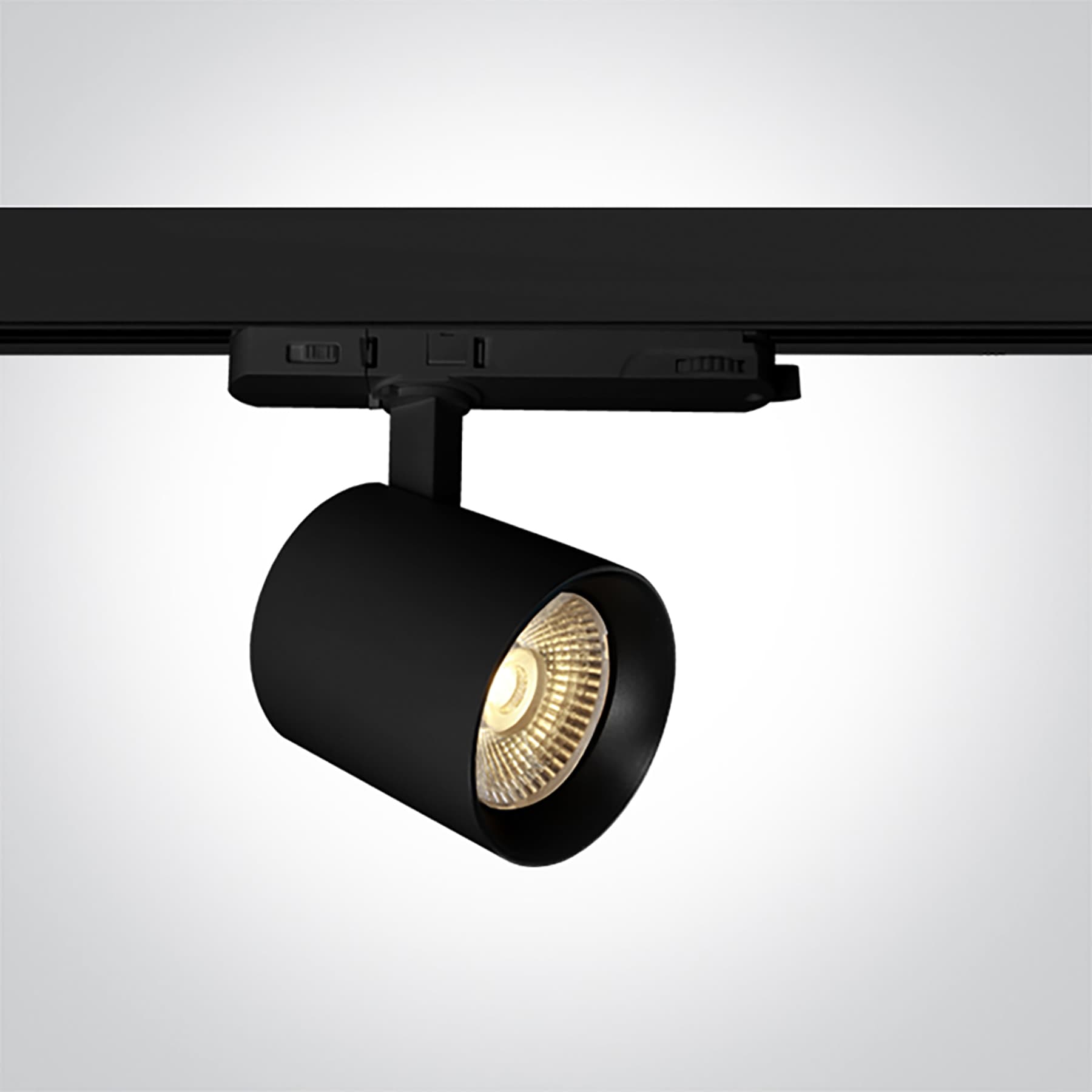 ONE Light COB Shop Range - spot sur rail - Ø ,7 cm - LED 10W/15W/20W incl. - noir - couleur de lumière réglable