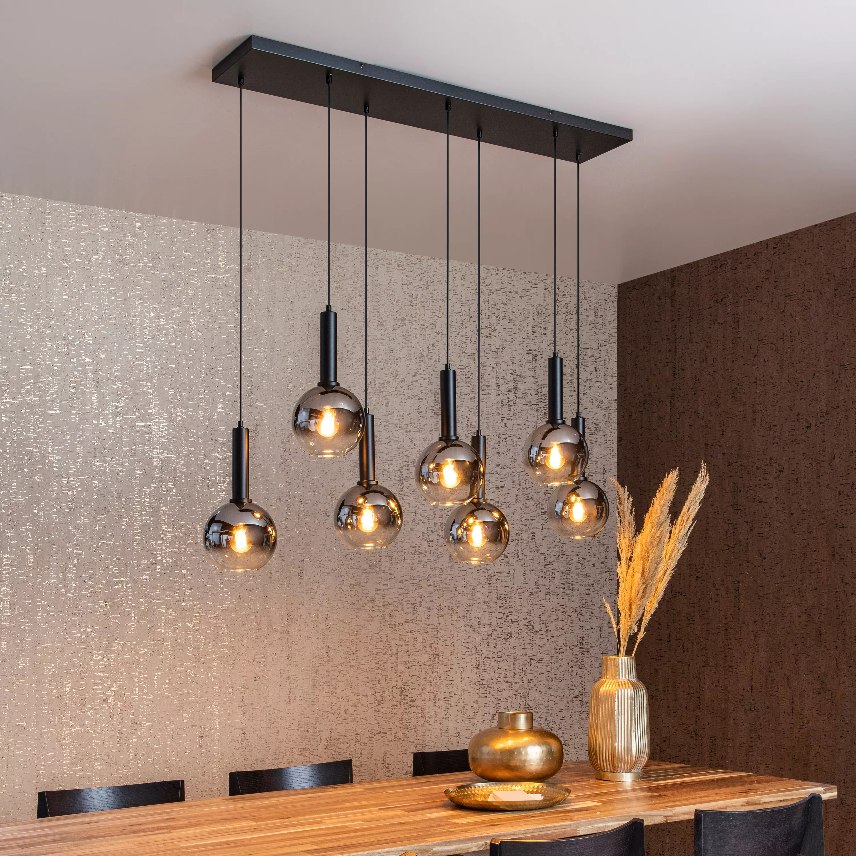 Lucide Marius - lampe suspendue - x - noir fumé