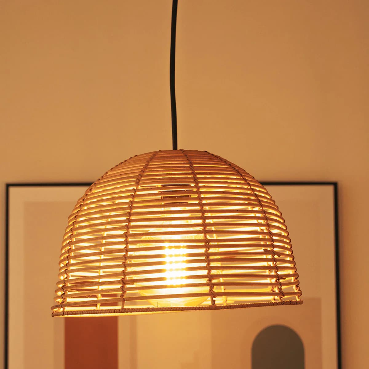 New Garden Bossa 20 - lampe suspendue - Ø cm - rotin