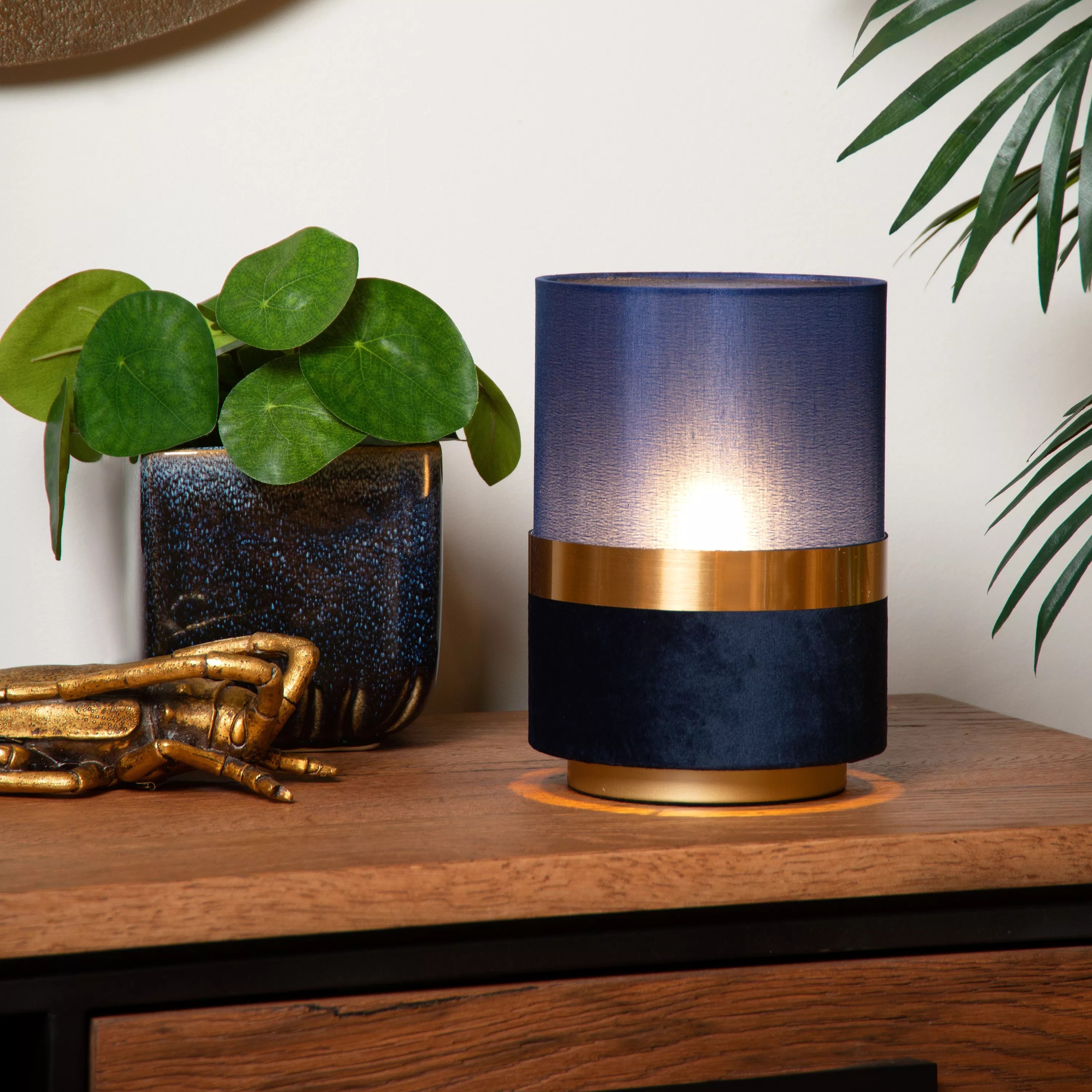 Lucide Extravaganza Tusse - lampe à poser - Ø cm - bleu — vue 3