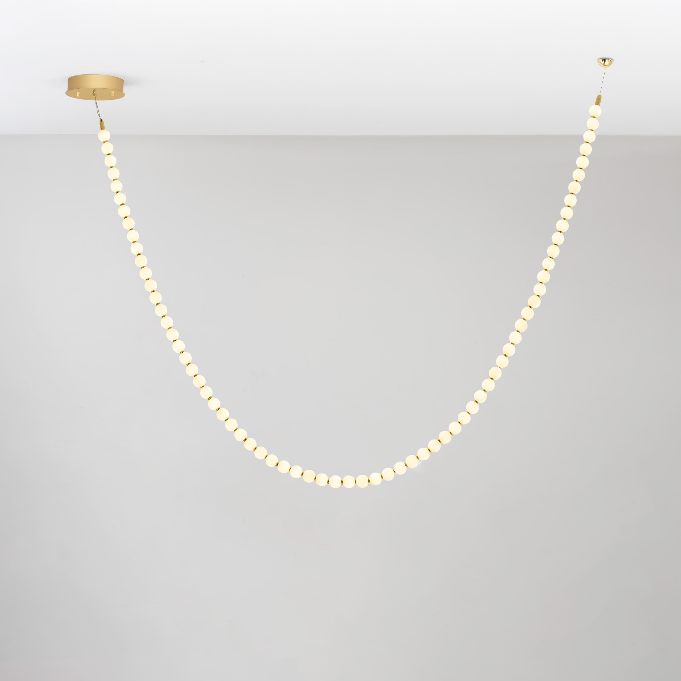 Nova Luce Perla - lampe suspendue - ,4 cm - 109W dimmable LED inclus - doré