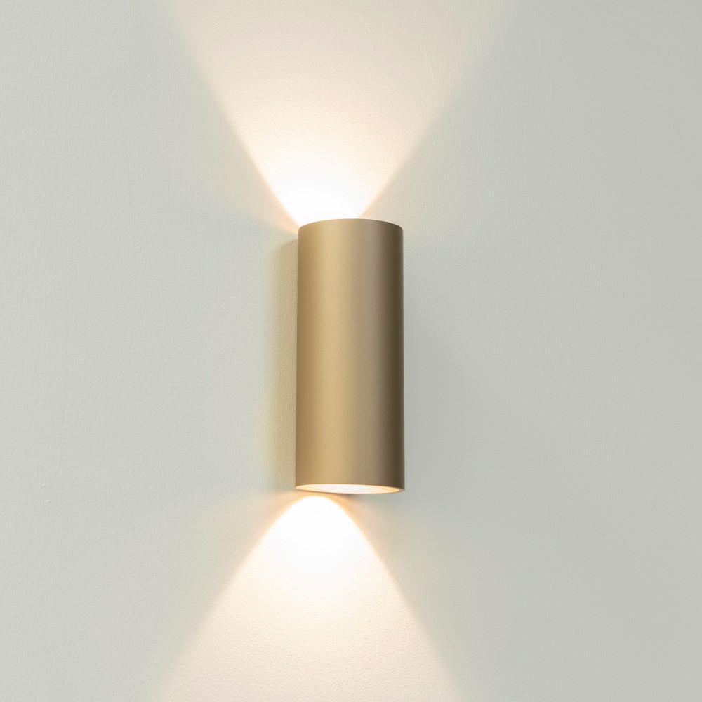 Artdelight Brody - applique murale - Ø 7,2 x - W LED inclus - IP54 - champagne