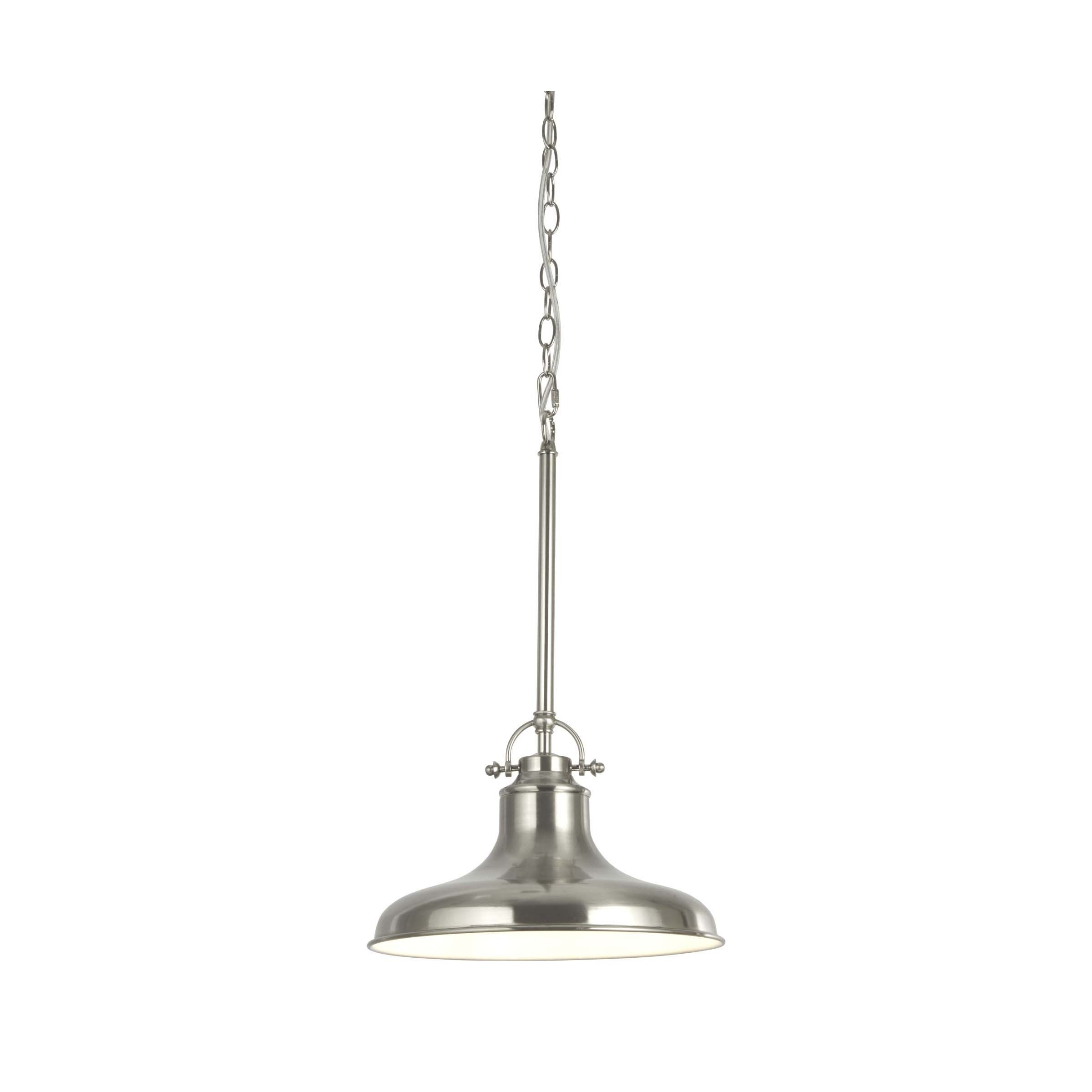Searchlight Dallas - lampe suspendue - Ø cm - argent satiné