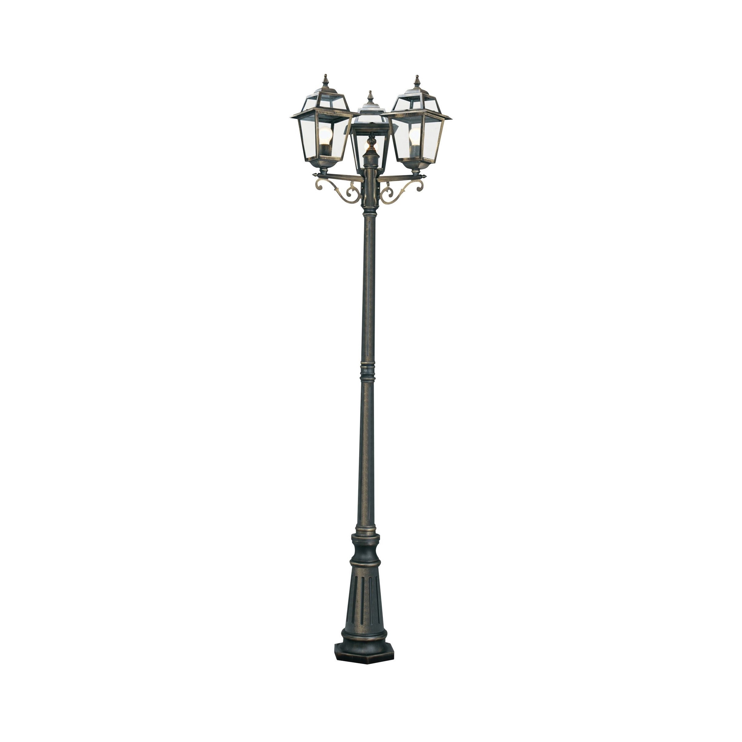 Searchlight New Orleans - lampadaires - Ø ,6 cm - IP44 - noir et or