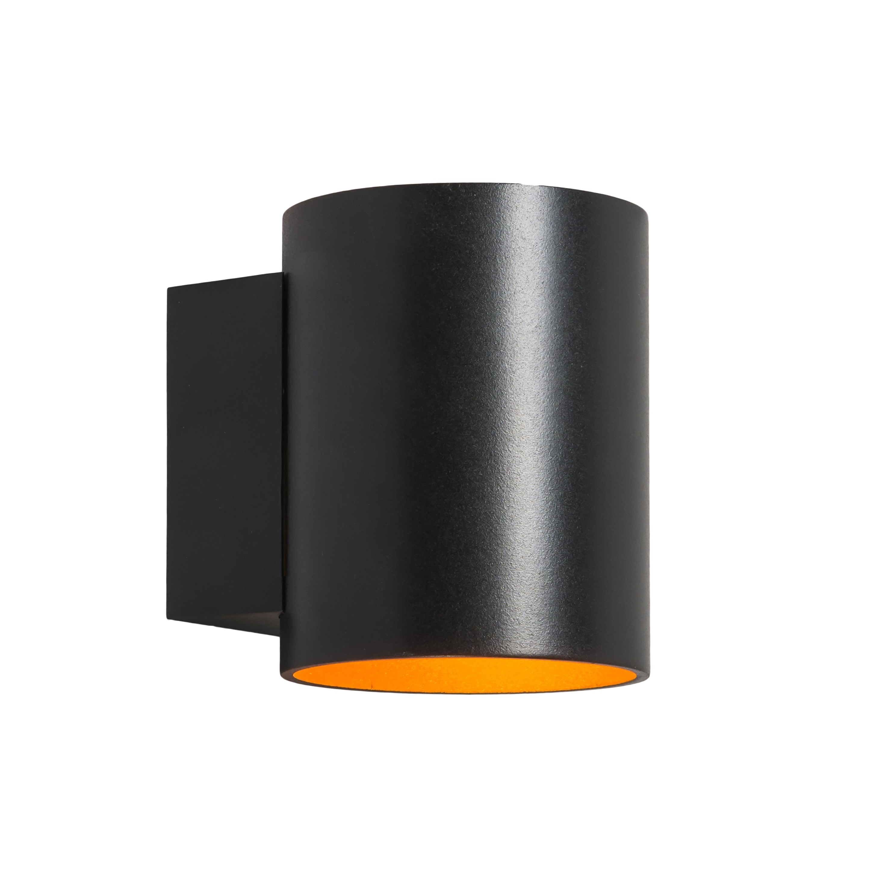MODÈLE D’EXPOSITION - Zuma Line Sola WL Round Next - applique murale - 10,2 x ,8 cm - noir et or
