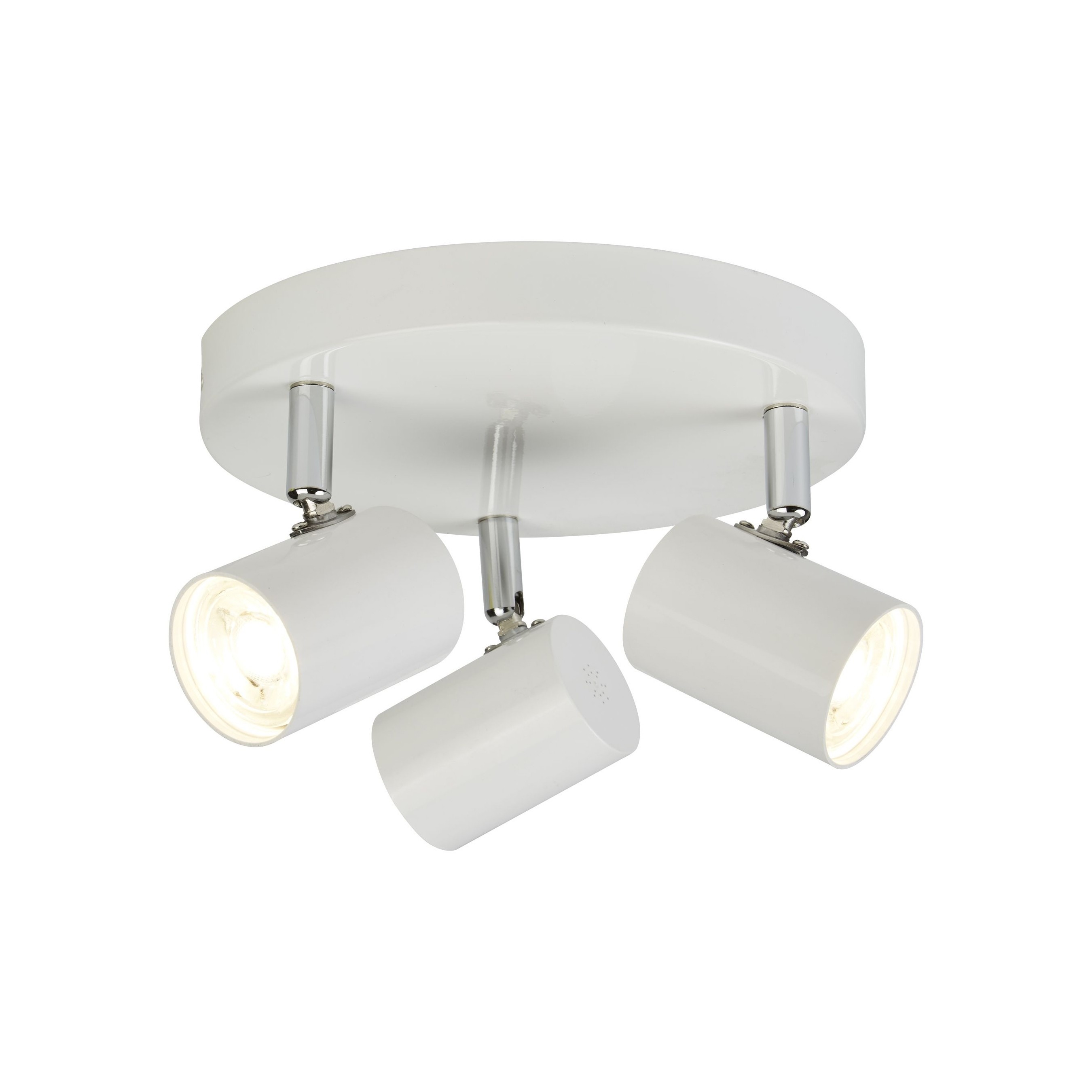 Searchlight Rollo - spot apparent 3L - Ø cm - W LED dimmable inclus - blanc