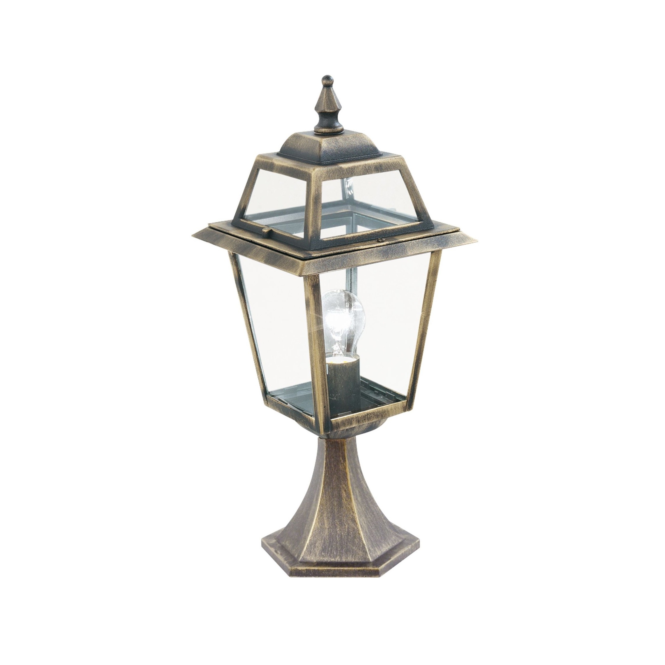 Searchlight New Orleans - lampe sur pied - x 49,5 cm - IP44 - noir et or