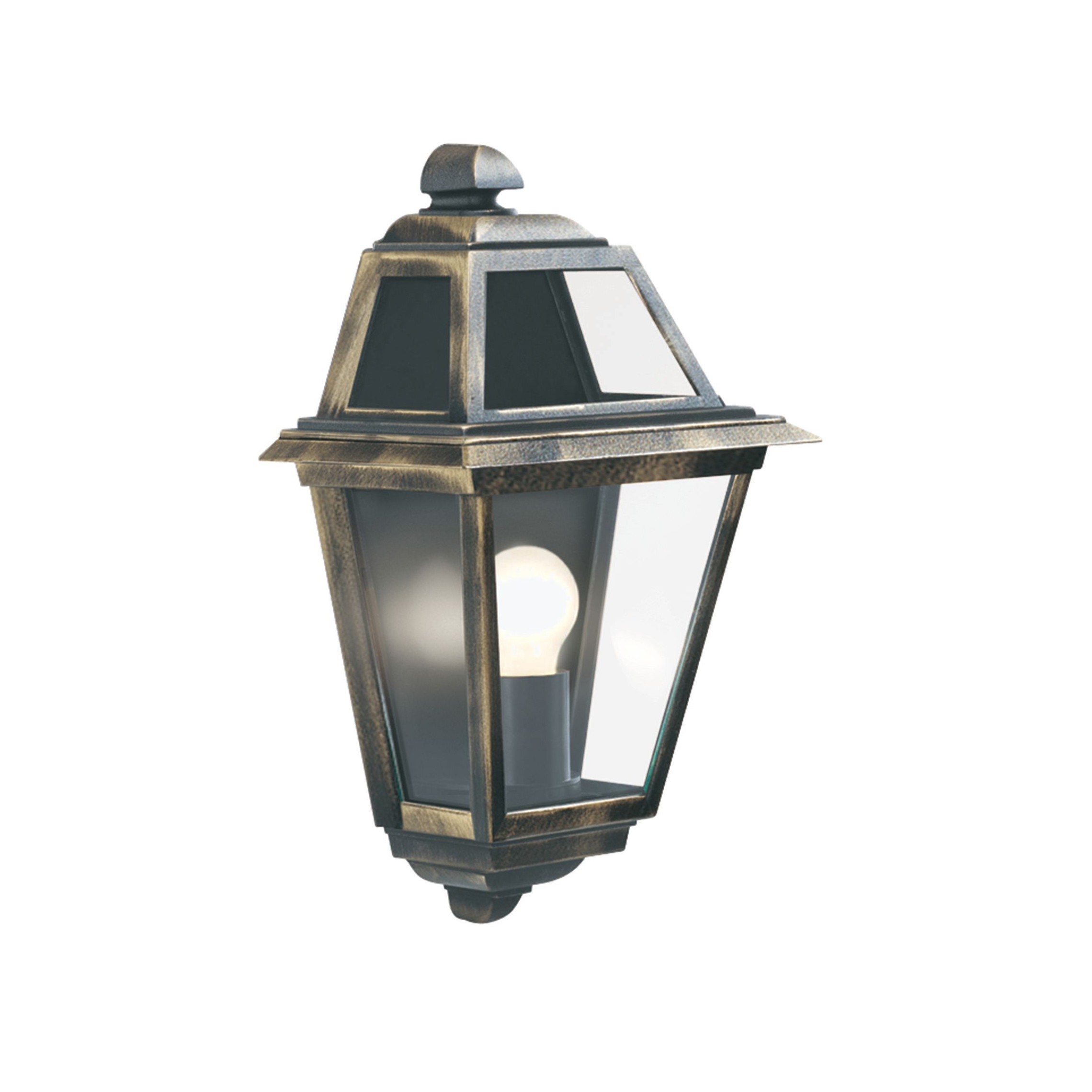 Searchlight New Orleans - applique d"extérieur - ,2 cm - IP44 - noir et or