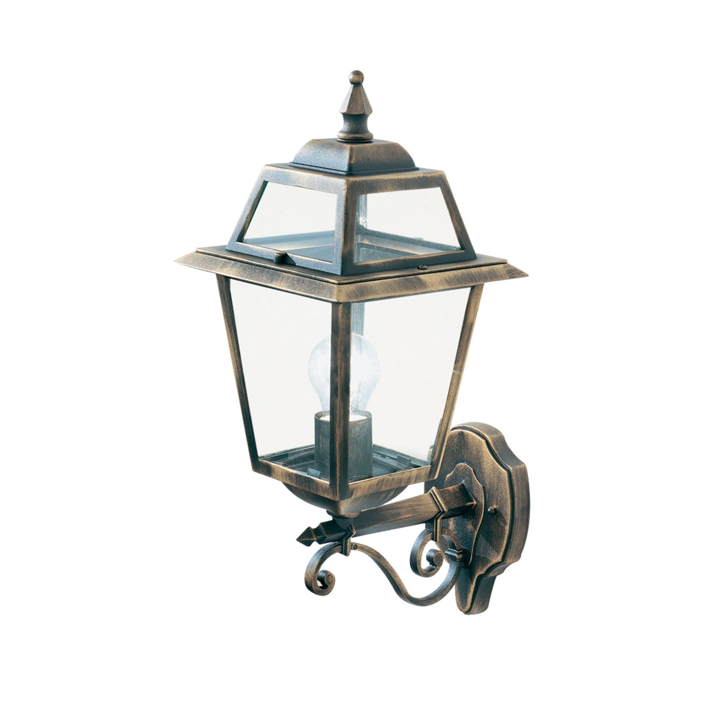 Searchlight New Orleans - Applique d"extérieur - ,5 cm - IP44 - noir et or