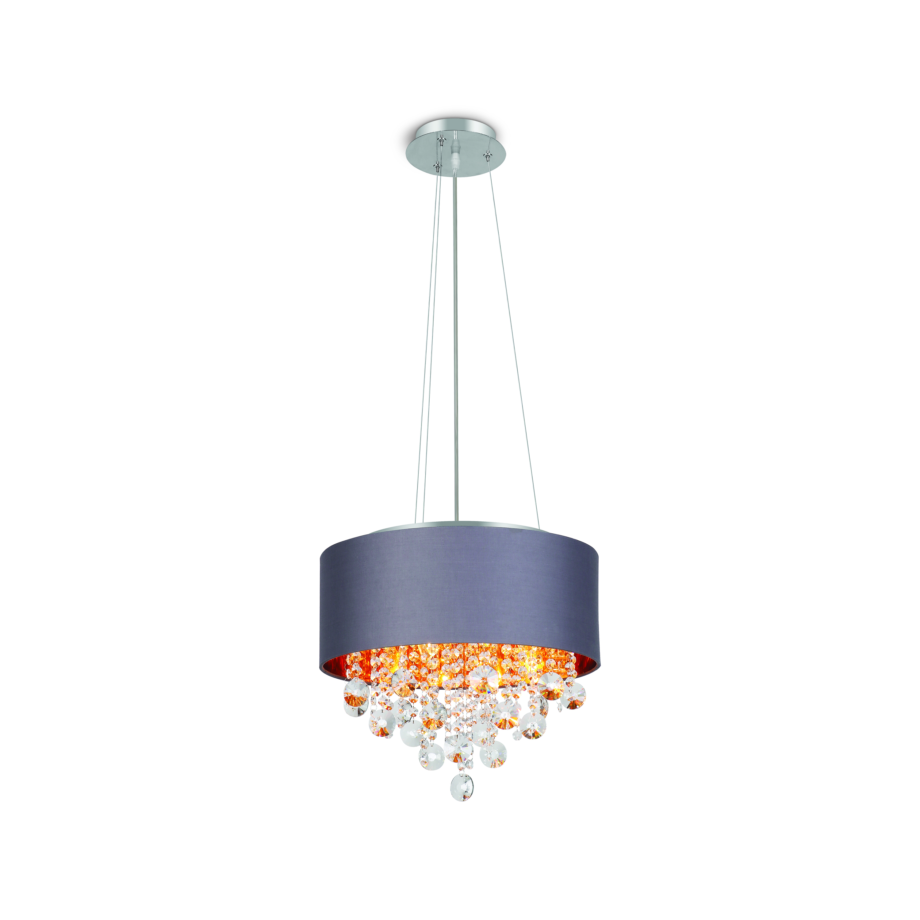 ONE Light Retro Classic Pendants - lampe suspendue - Ø cm - gris