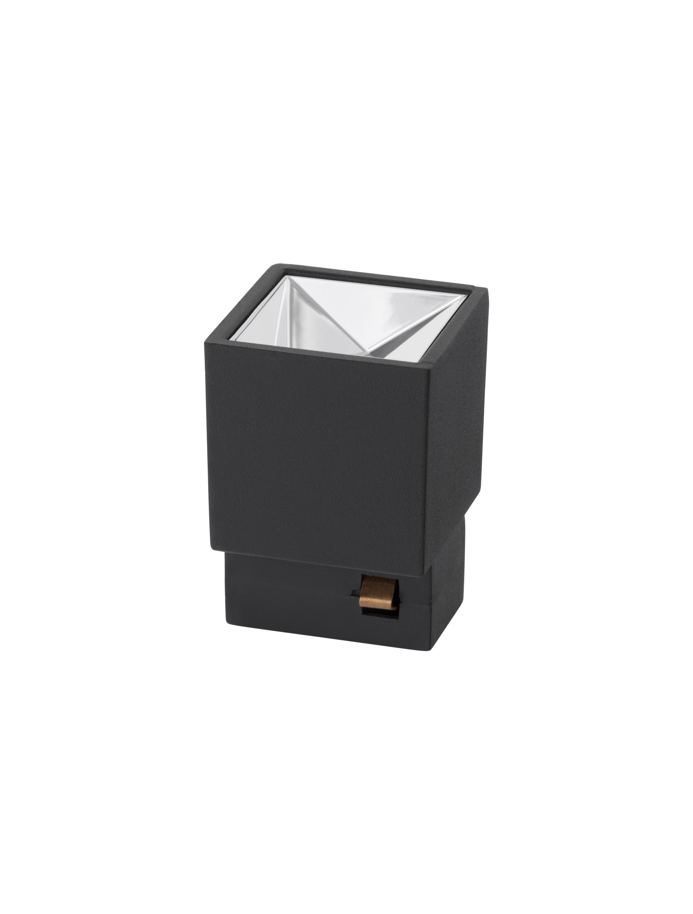 Nova Luce Buxton L - luminaire sur rail magnétique - 3,6 x 3,6 x 5,1 - 2,5W LED inclus - noir
