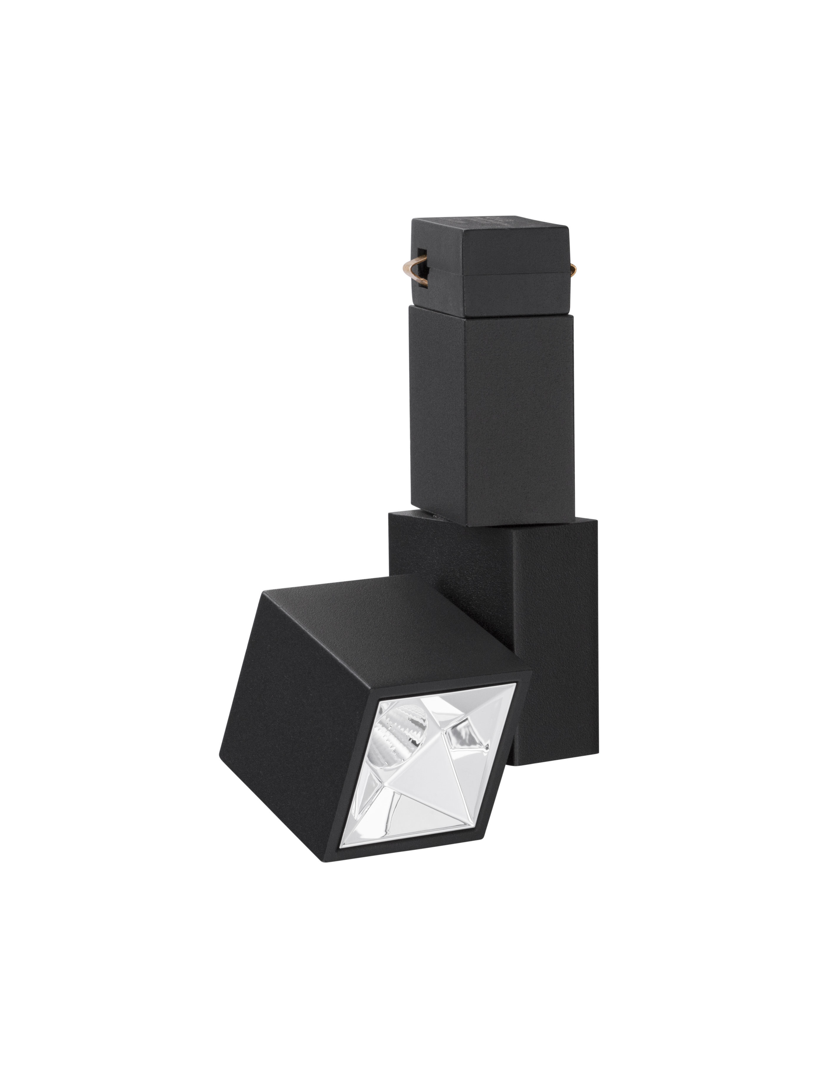 Nova Luce Buxton L - luminaire sur rail magnétique - 3,6 x 5,7 x 10,5 - 2,5W LED inclus - noir