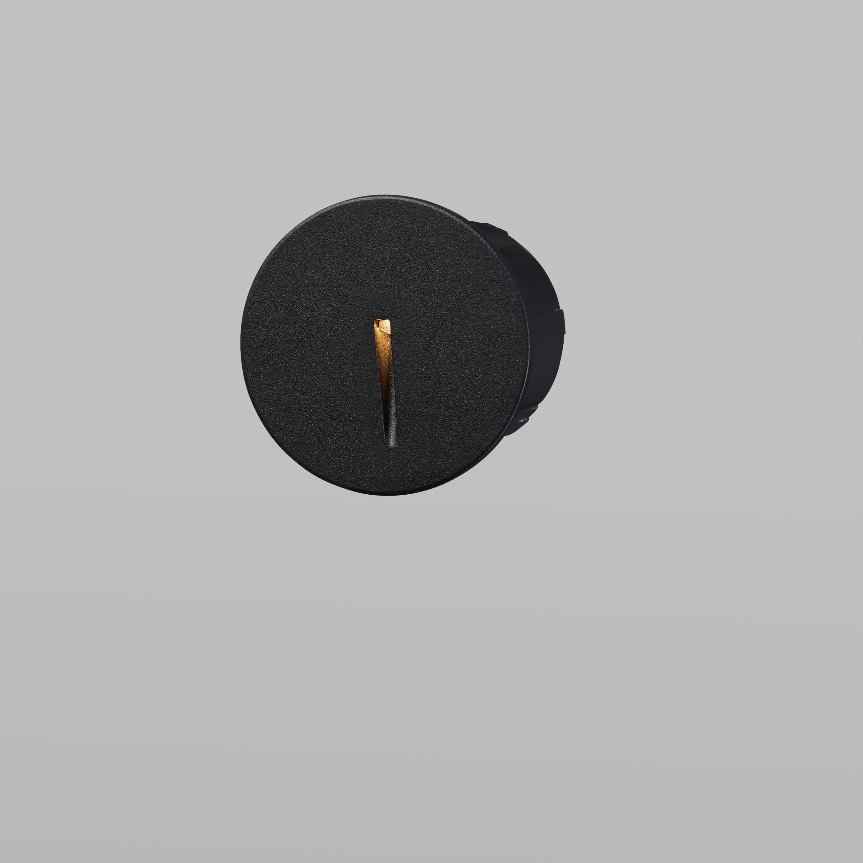 Nova Luce Aizen - applique encastrée - Ø ,5 cm - 3W LED inclus - IP54 - anthracite foncé