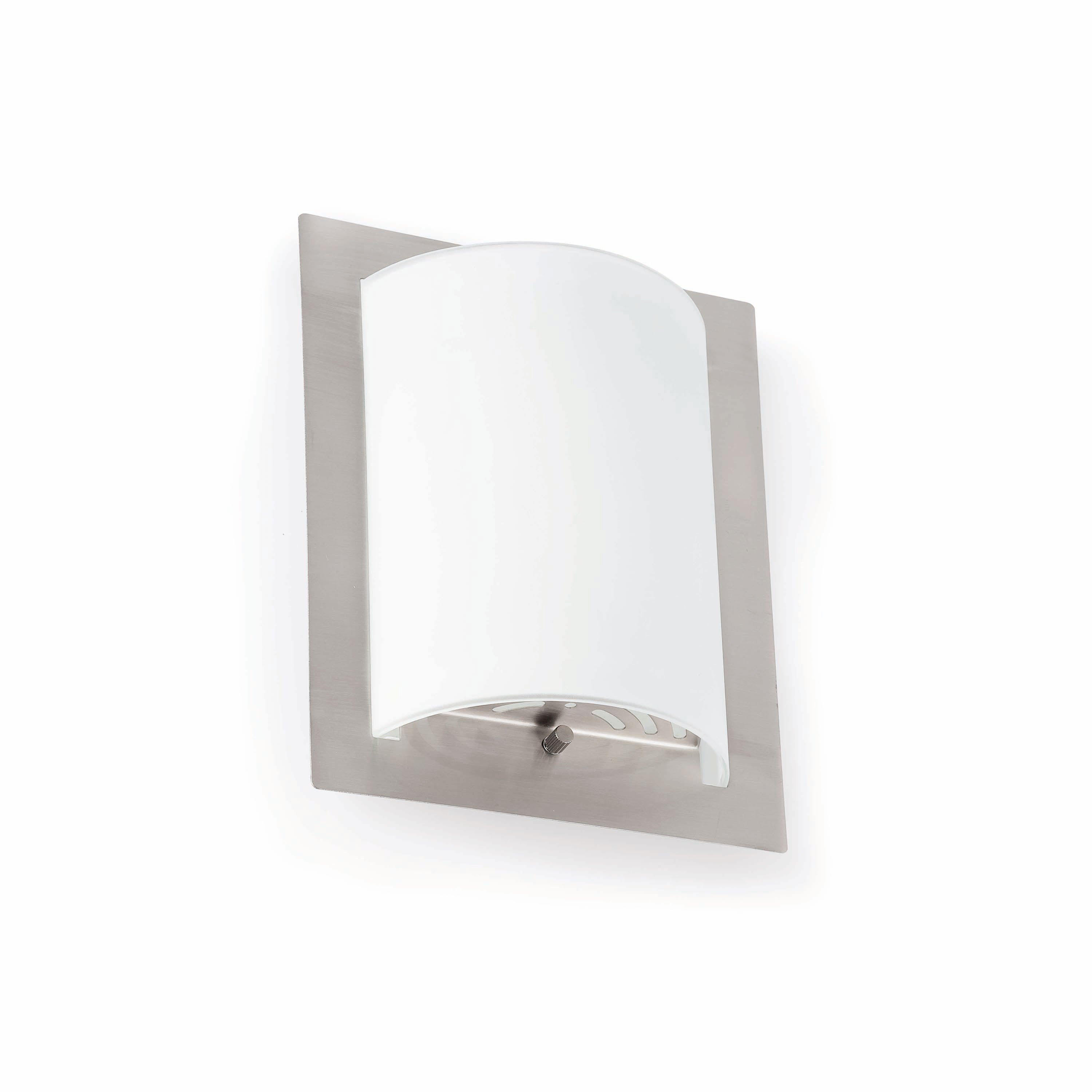 Faro Diula - applique murale - x 25,5 cm - nickel satiné