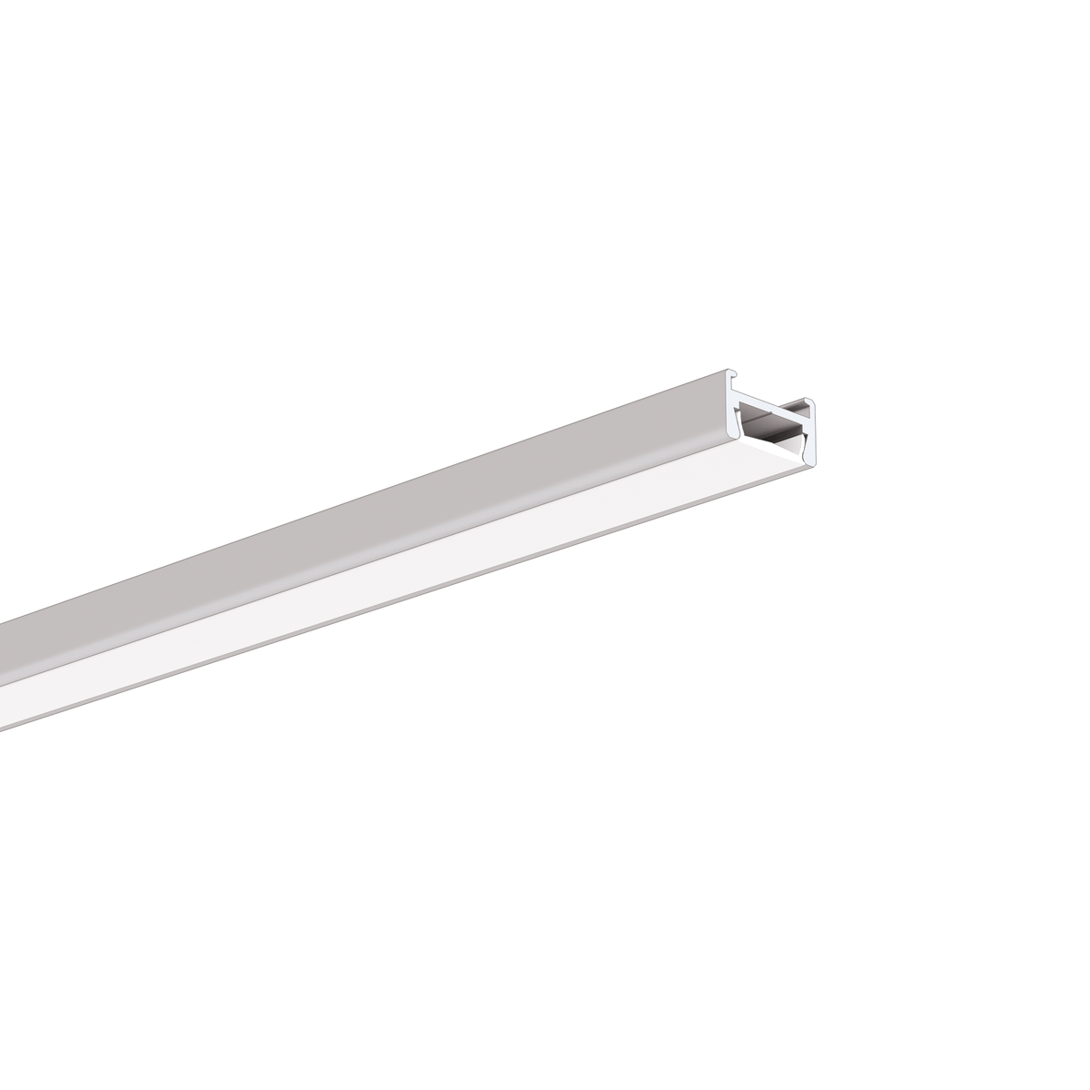 Klus Micro-H - profil LED - 1,6 x 0, - argent anodisé
