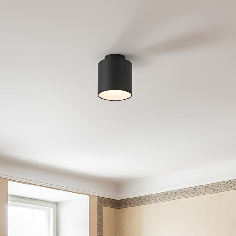 VK Lighting Eos - spot en saillie - Ø cm - noir — vue 3