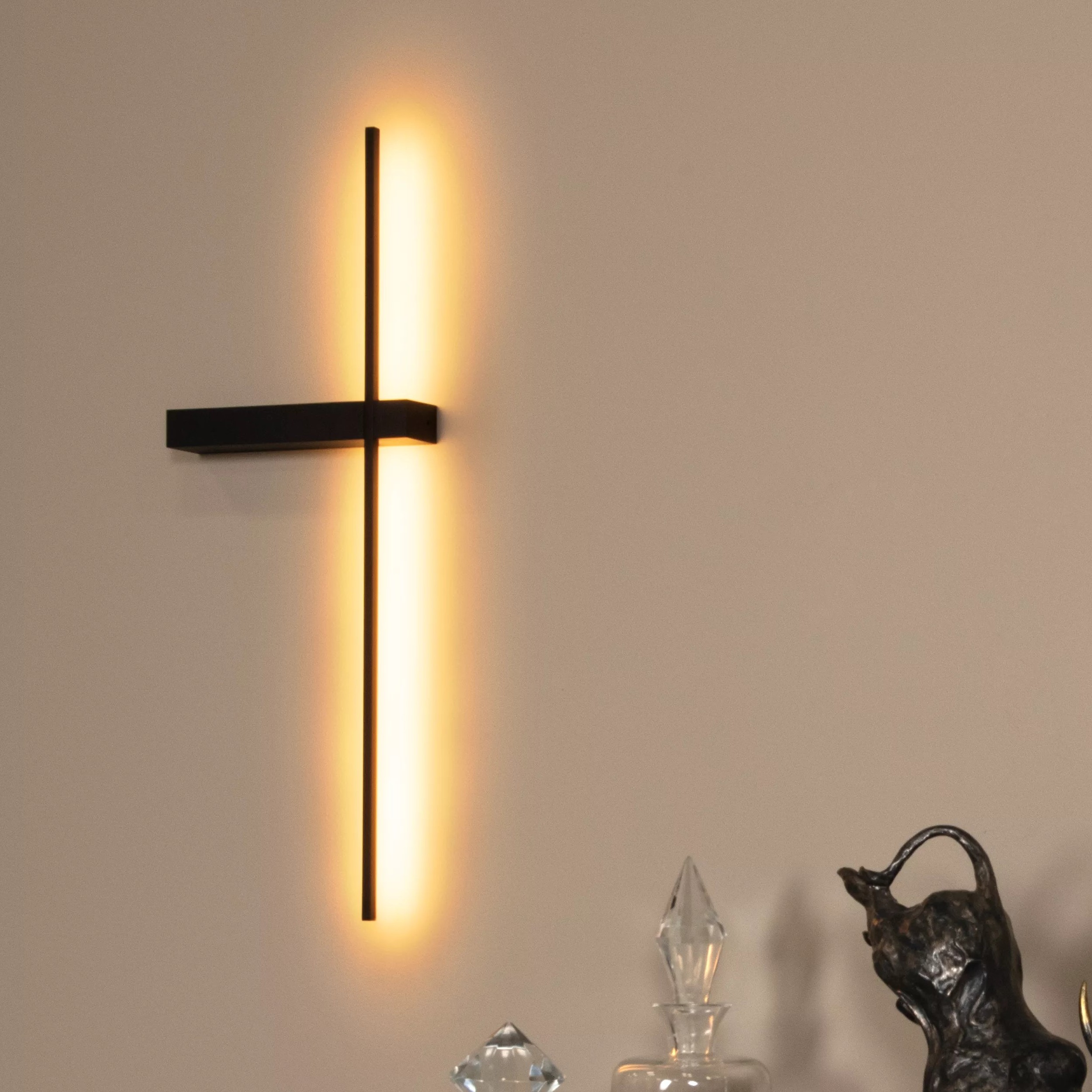 Lucide Segin - applique murale - x - 6W LED inclus - noir