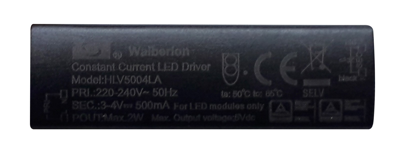 Nova Luce Driver - 500mA - 3-4Vdc / 230Vac - 2W