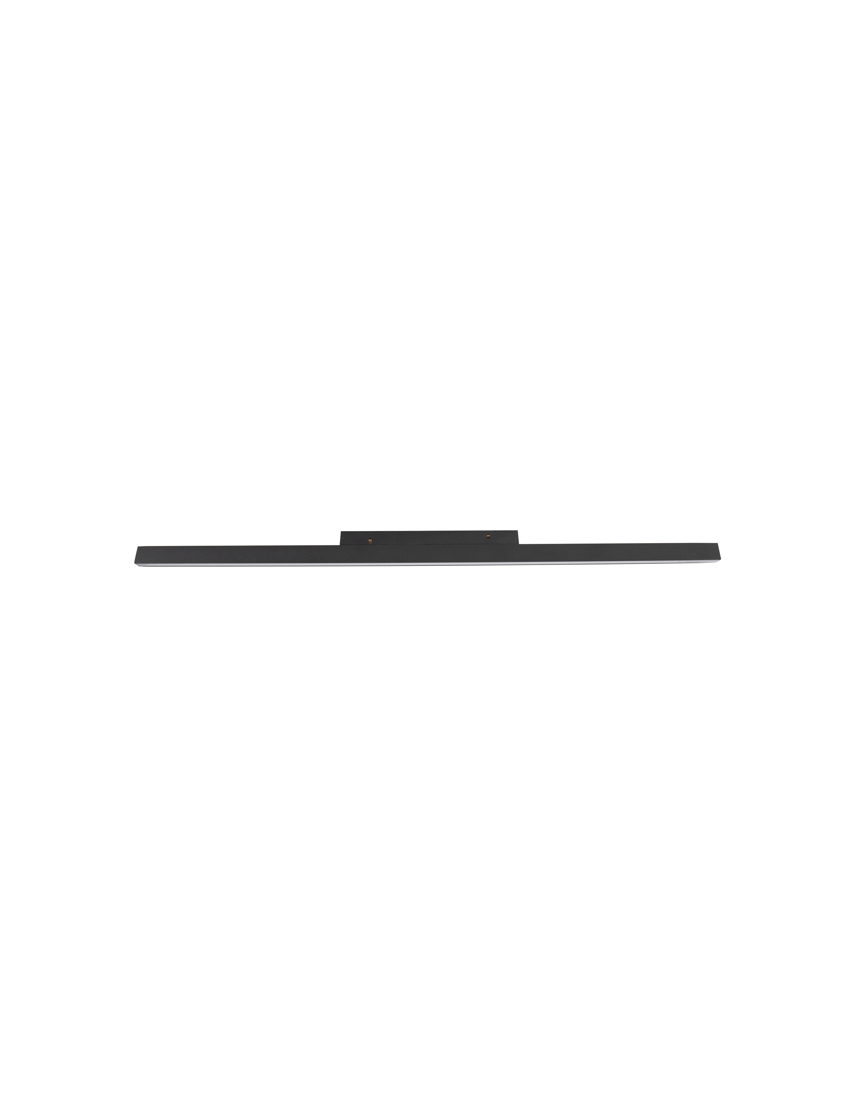 Nova Luce Ultra Slim - luminaire sur rail - ,4 cm - 30W LED inclus - couleur de lumière blanc chaud - noir