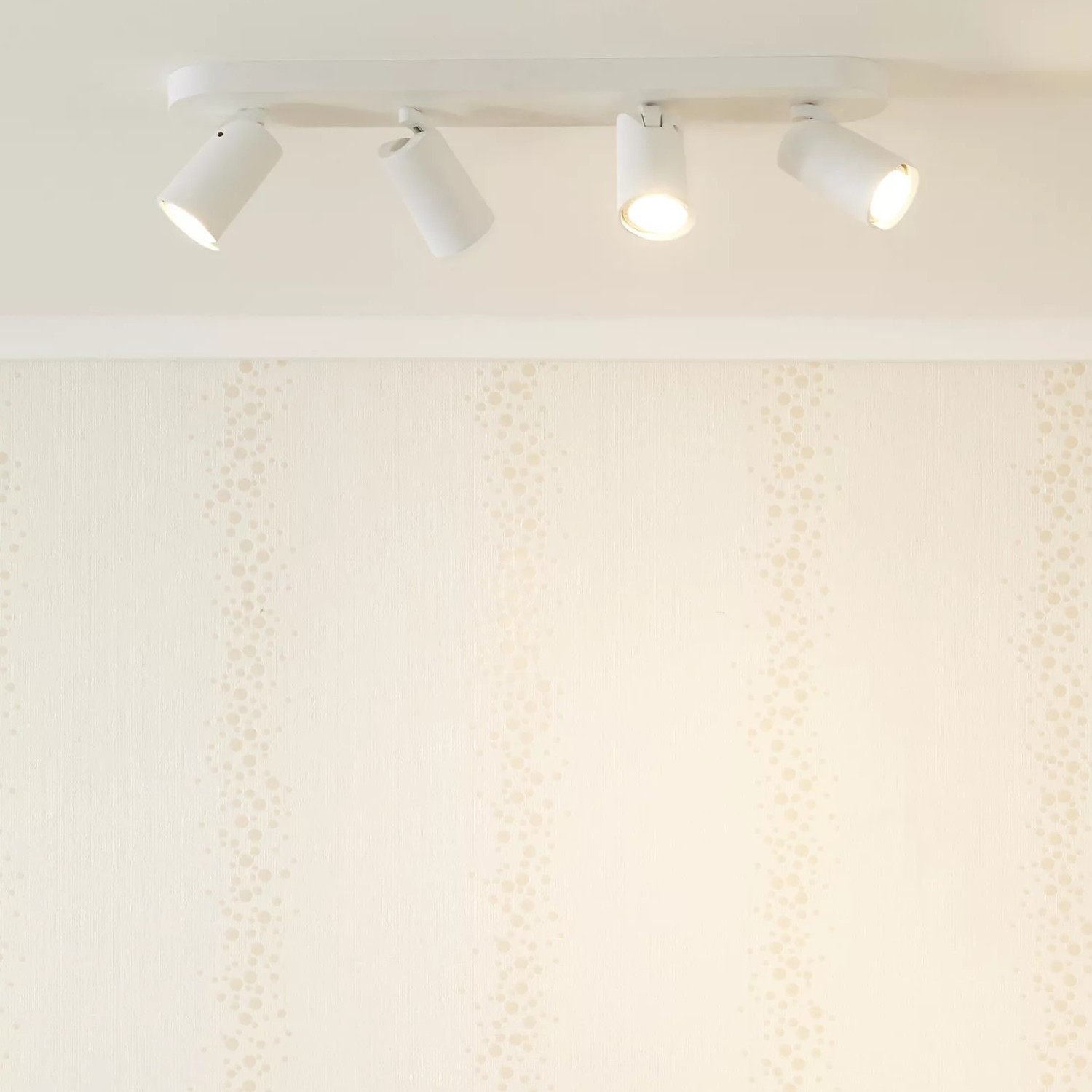 Lucide Xyrus 4 - spot en saillie - x 12,5 cm - W LED dimmable inclus - dim to warm - white