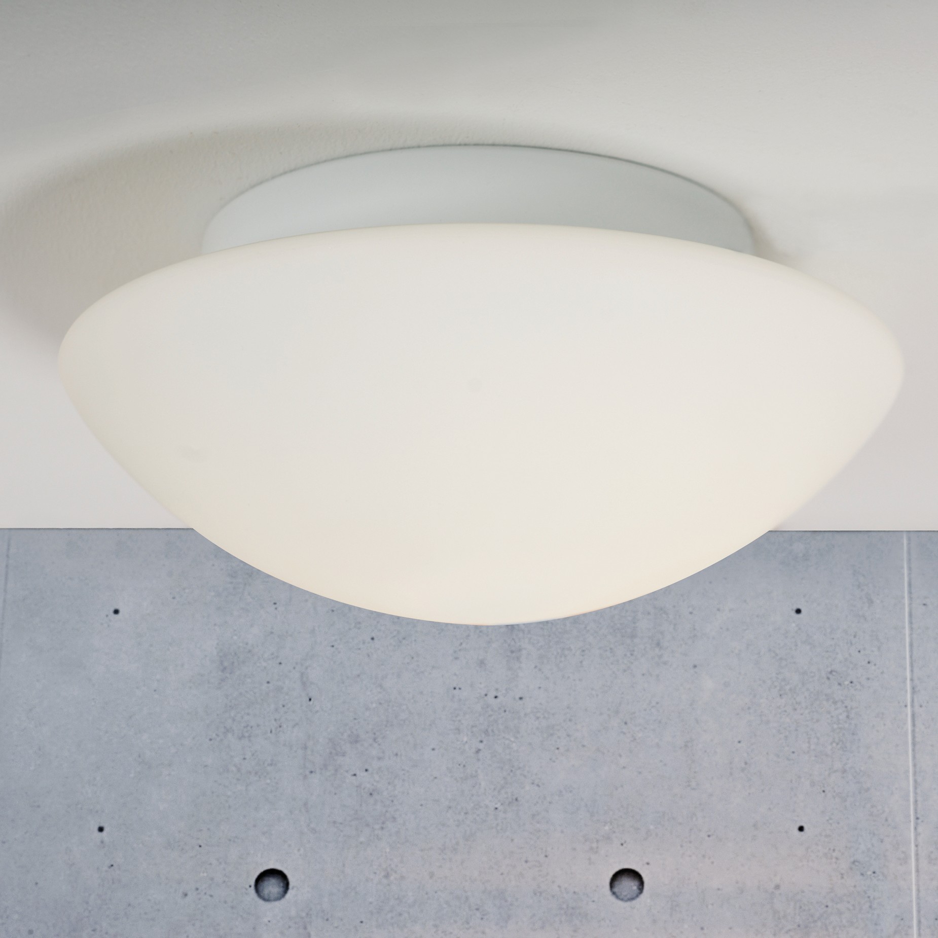 Nordlux Ufo - plafonnier - Ø 22,5 x 10,5 cm - IP44 - blanc