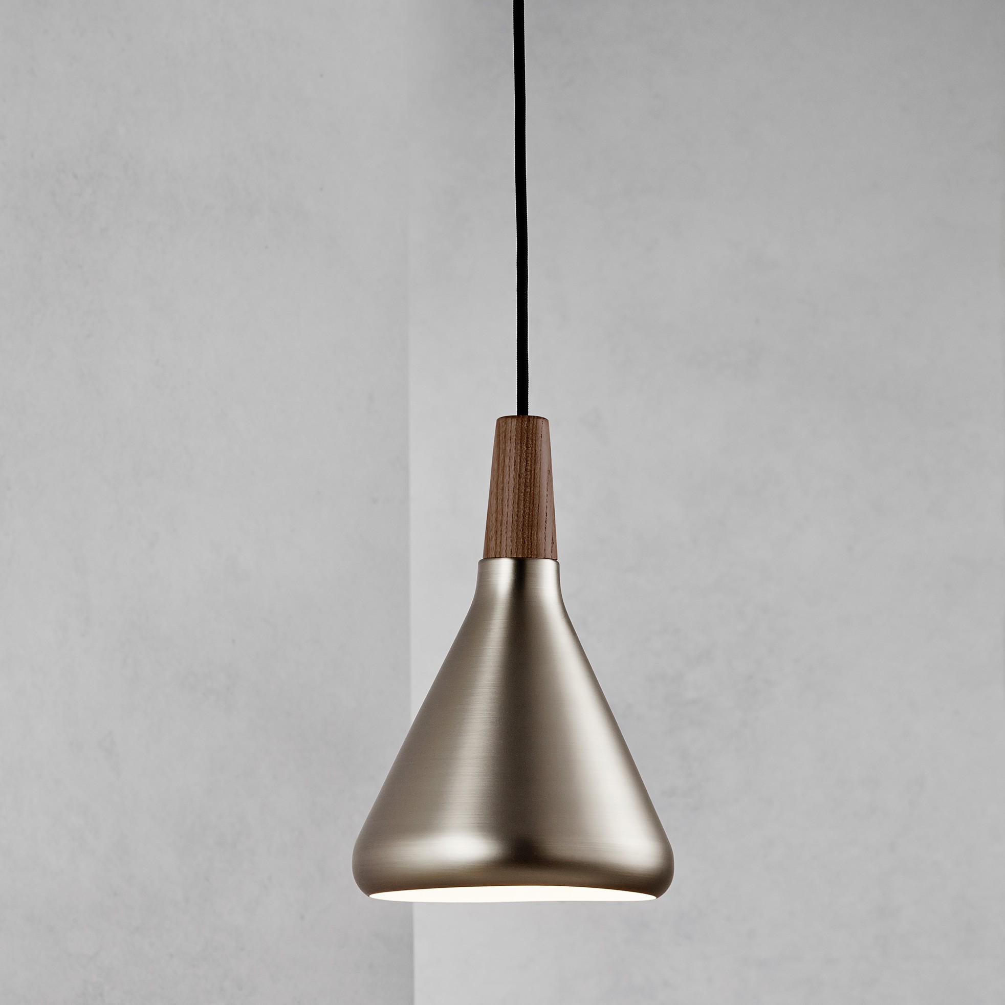 Design for the People Nori 18 - lampe suspendue - Ø ,5 cm - acier brossé