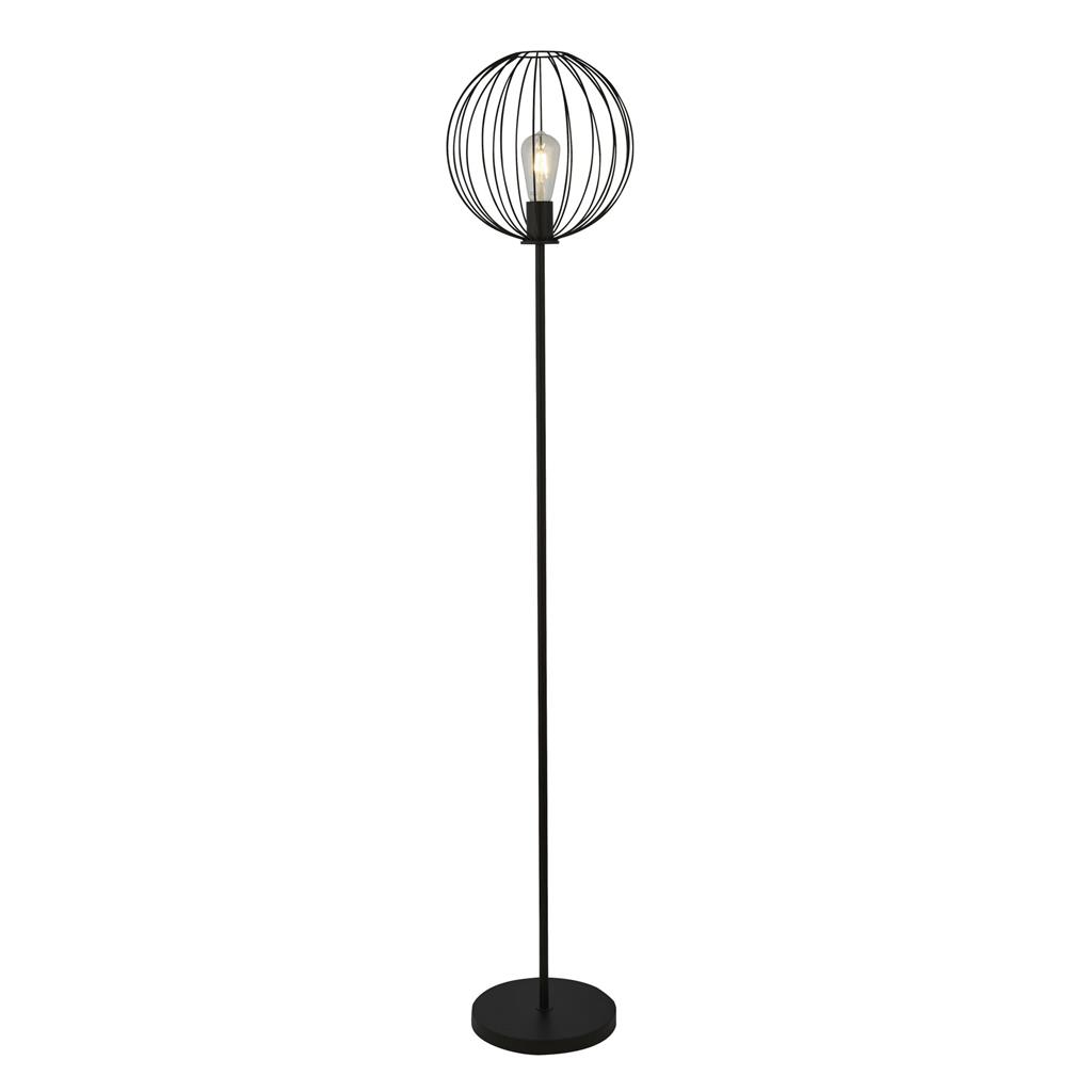 Searchlight Rondo - lampadaire - Ø cm - noir