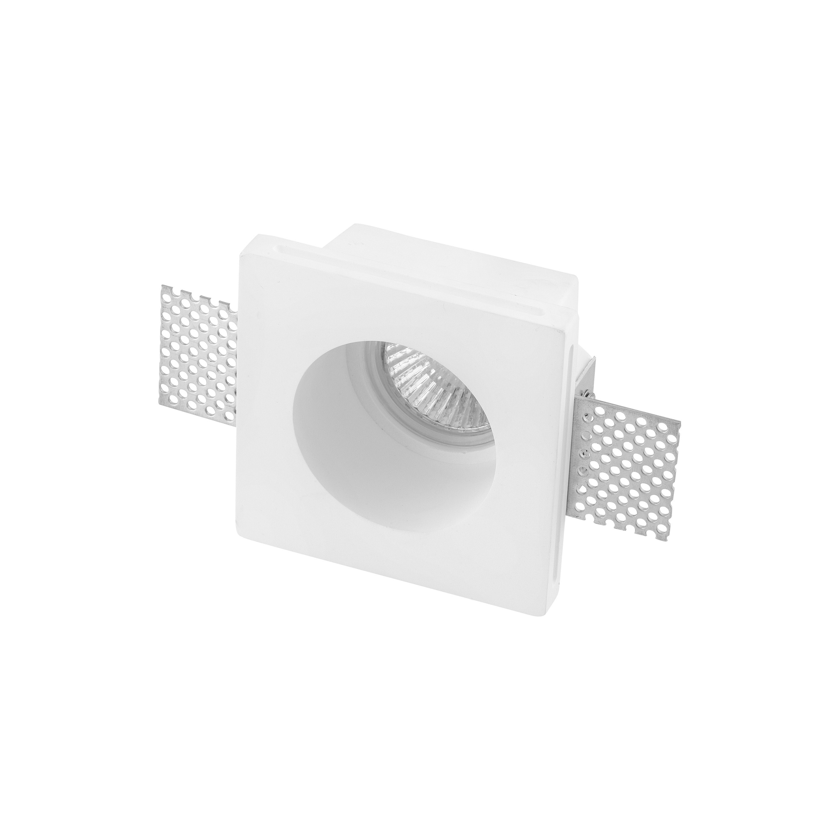 Nova Luce Tobia - spot encastré - mm, mm format encastré - plâtre blanc — vue 7