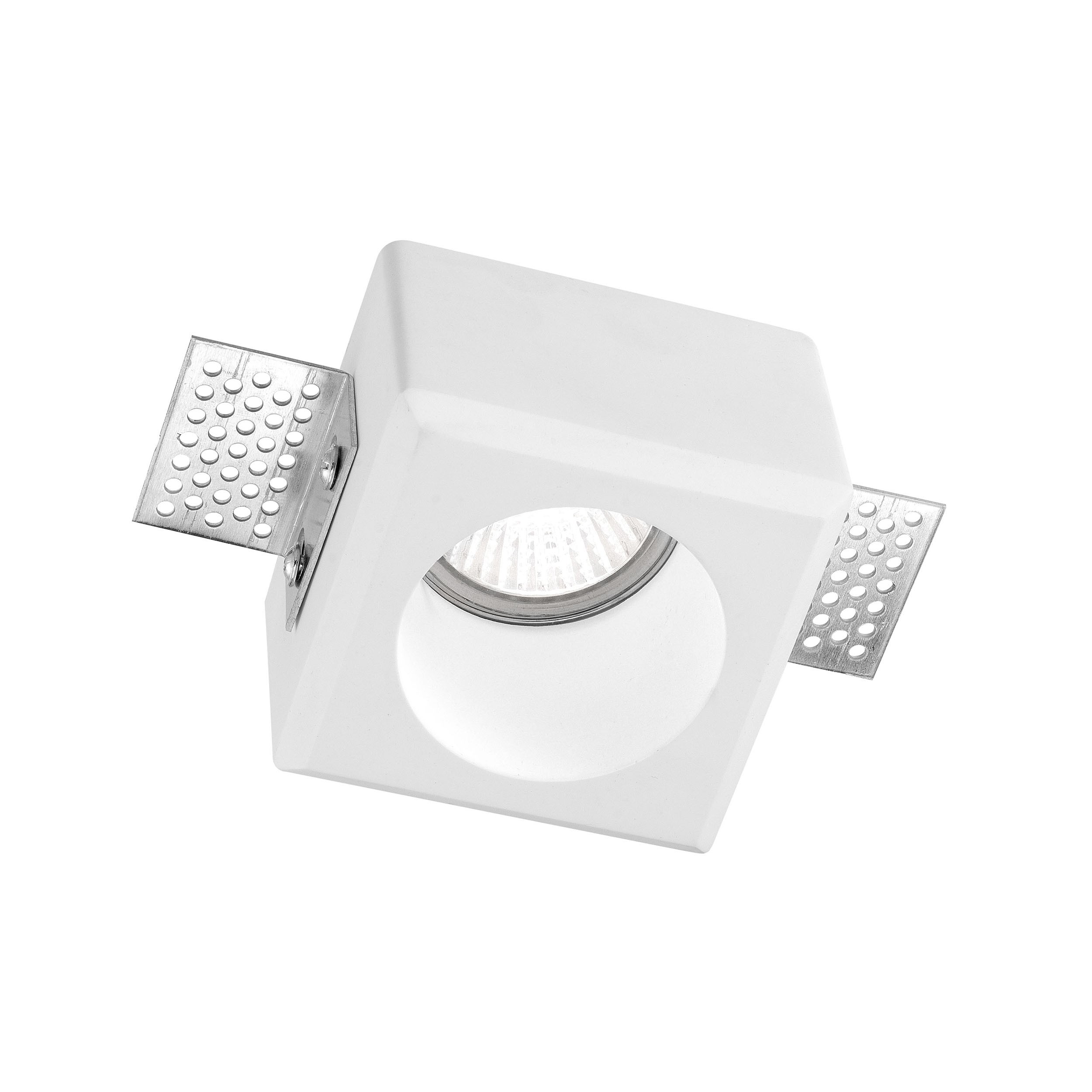 Nova Luce Cosimo - spot encastré - mm, mm format encastré - plâtre blanc