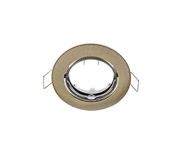 Elmark SA - spot encastré - Ø 84 mm, Ø 75 mm encastré - bronze antique