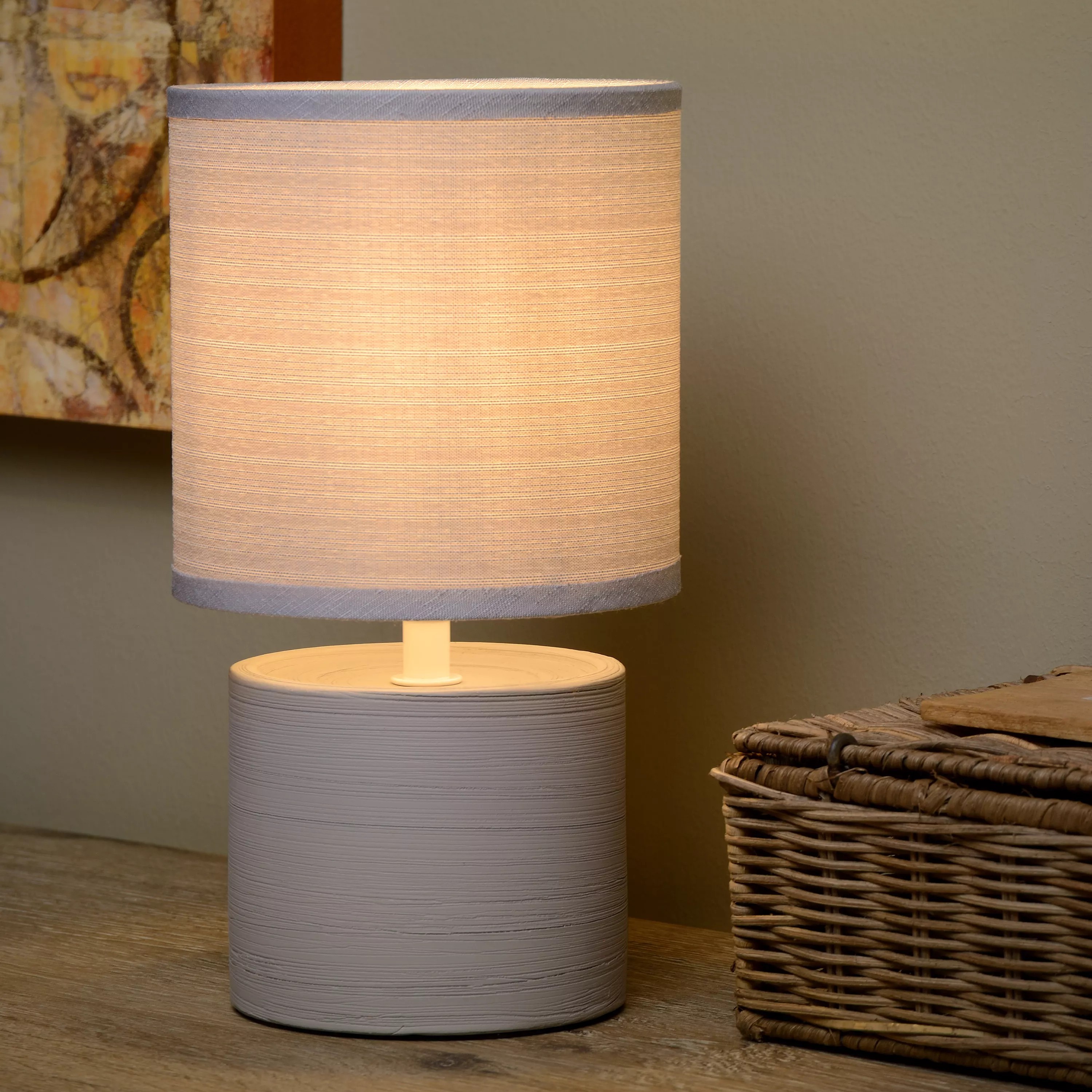 Lucide Greasby - lampe à poser - - gris