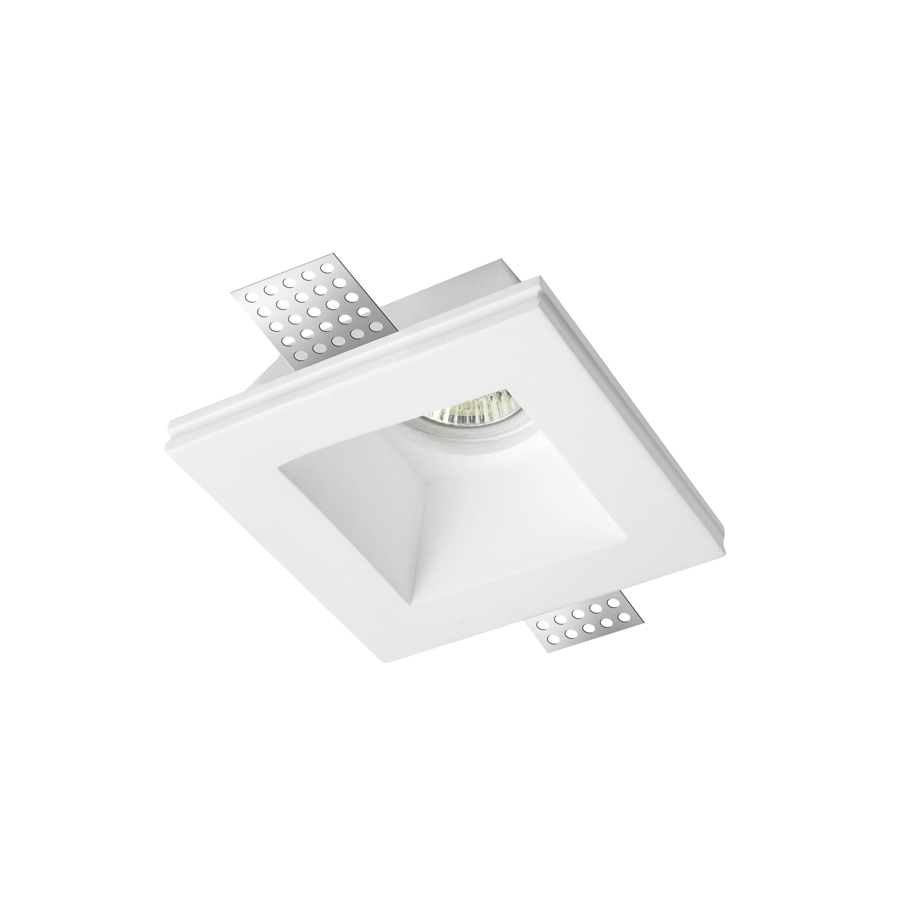 Nova Luce Tobia - spot encastré - mm, mm format encastré - plâtre blanc