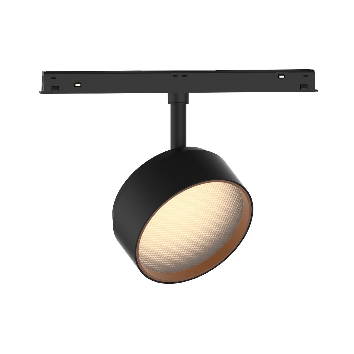 VK Lighting Eiva - système de rail magnétique - barre de rail - Ø ,5 cm - 6W LED inclus - Dimmable DALI - noir