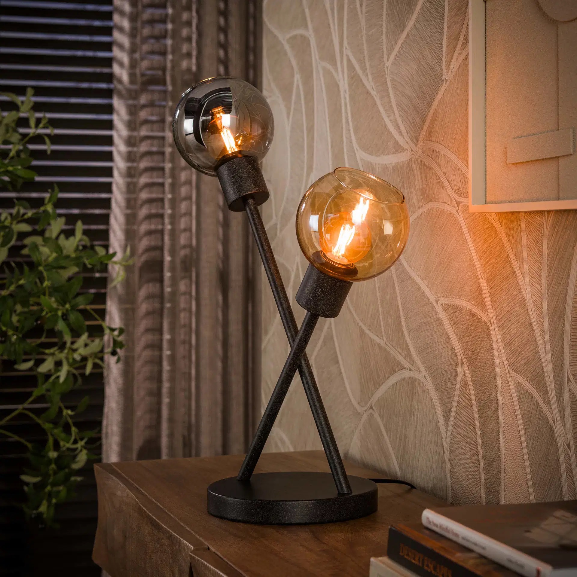 Vico Sfera Tricolor - lampe de table - cm - arctique noir