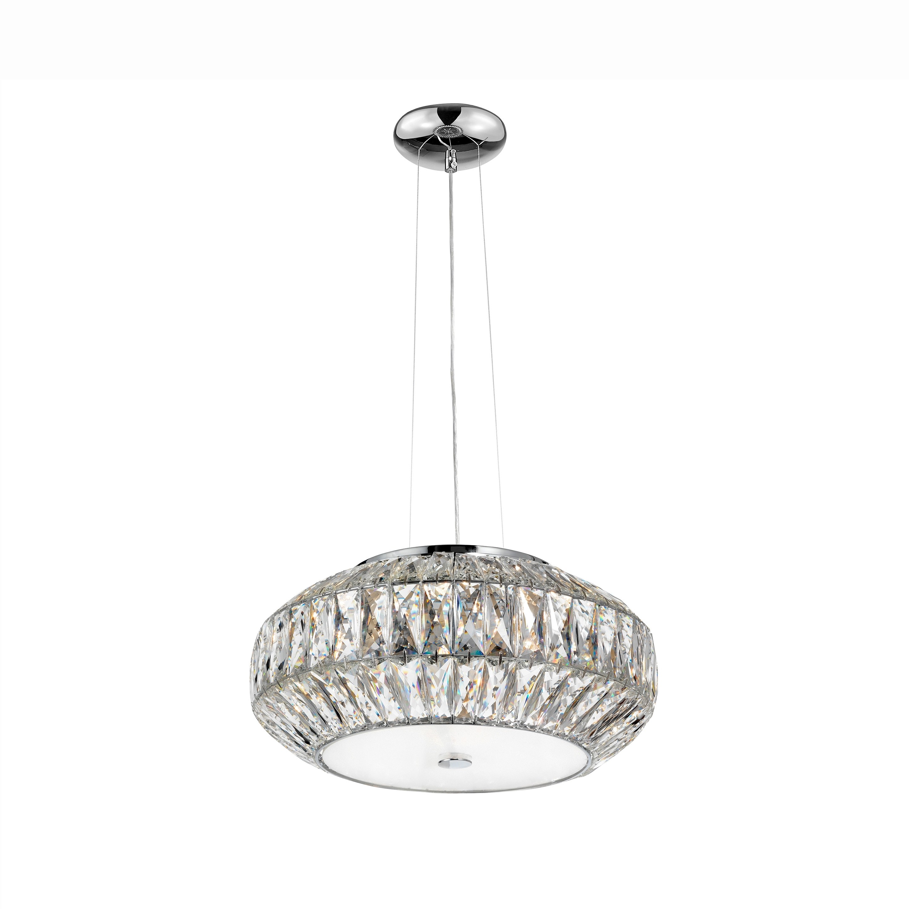 Nova Luce Valence - lampe suspendue - Ø cm - blanc