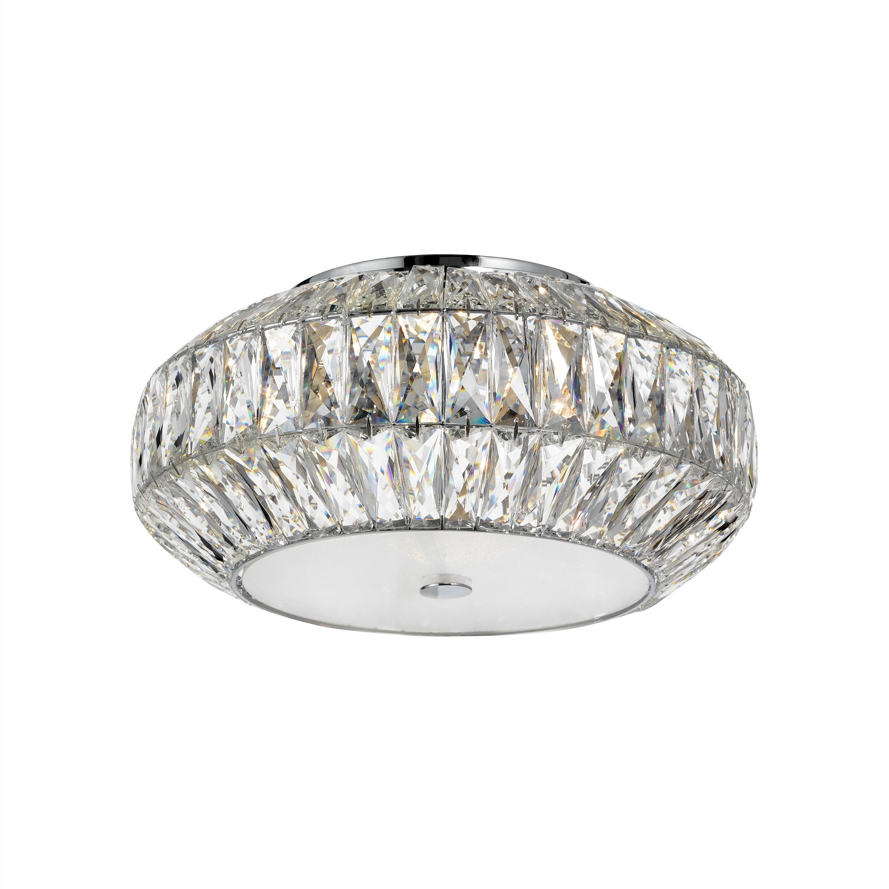 Nova Luce Valence - plafonnier - Ø cm - blanc