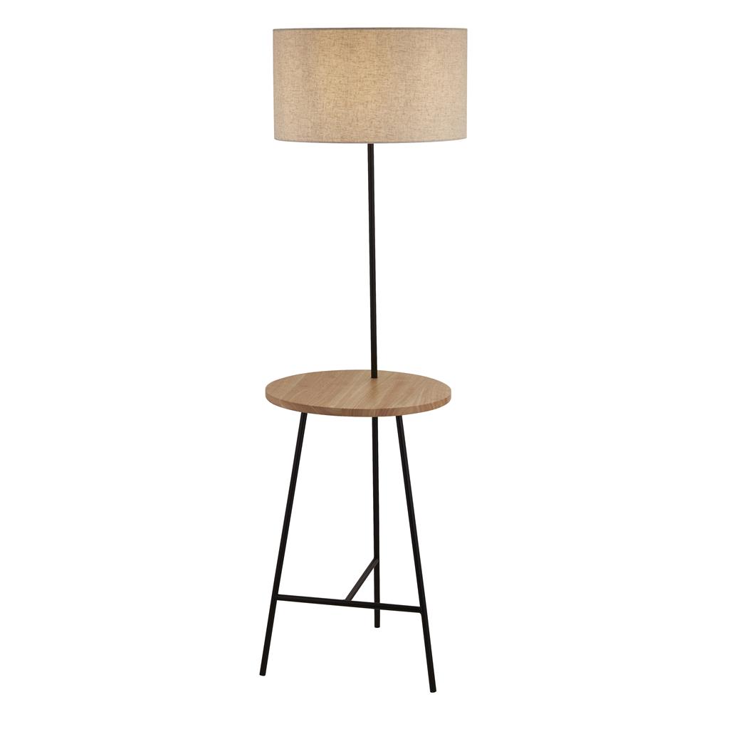 Searchlight Washington - lampadaire - Ø cm - marron clair et noir
