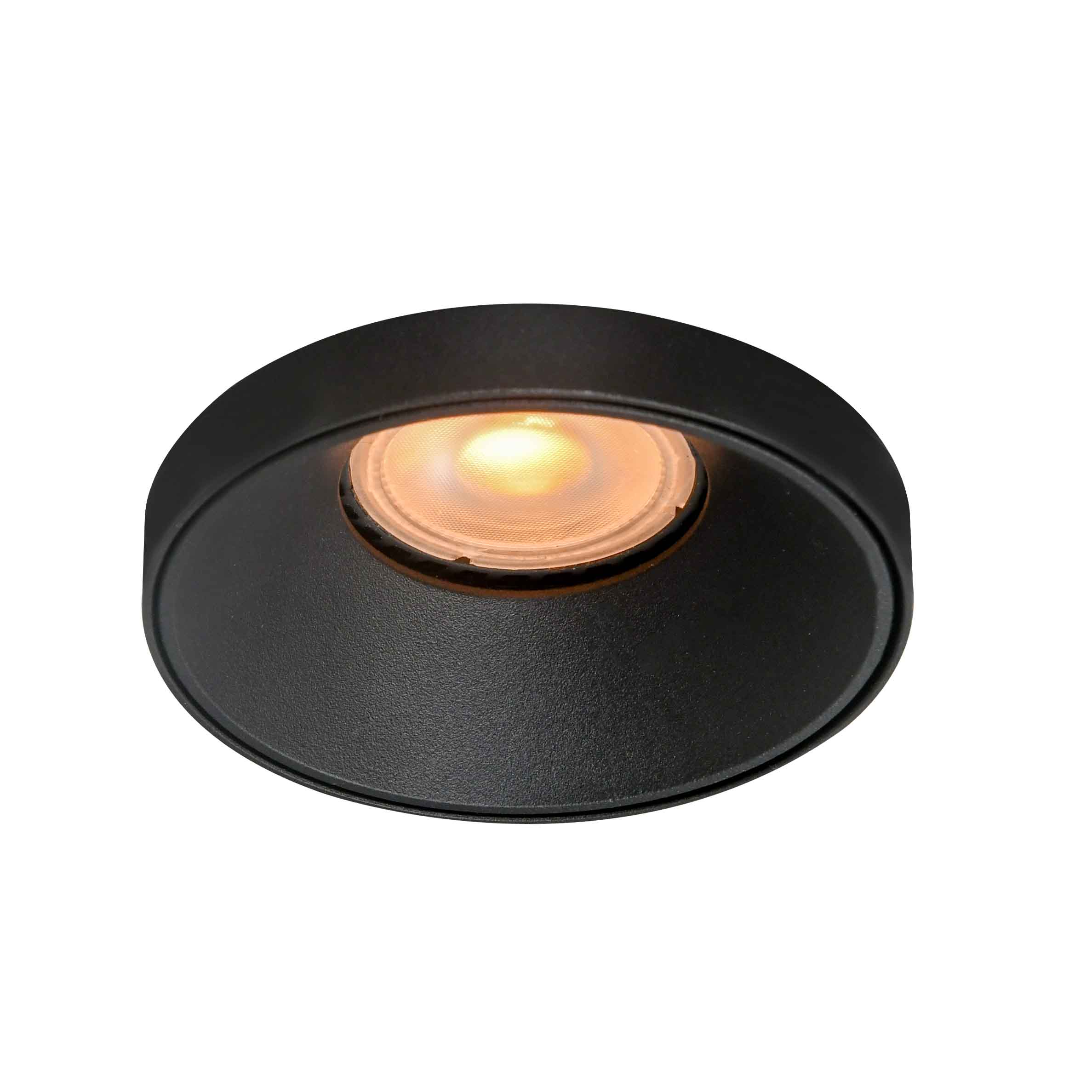 Artdelight Malmo - spot encastré - Ø 85 mm, Ø 75 mm taille d"encastrement - noir