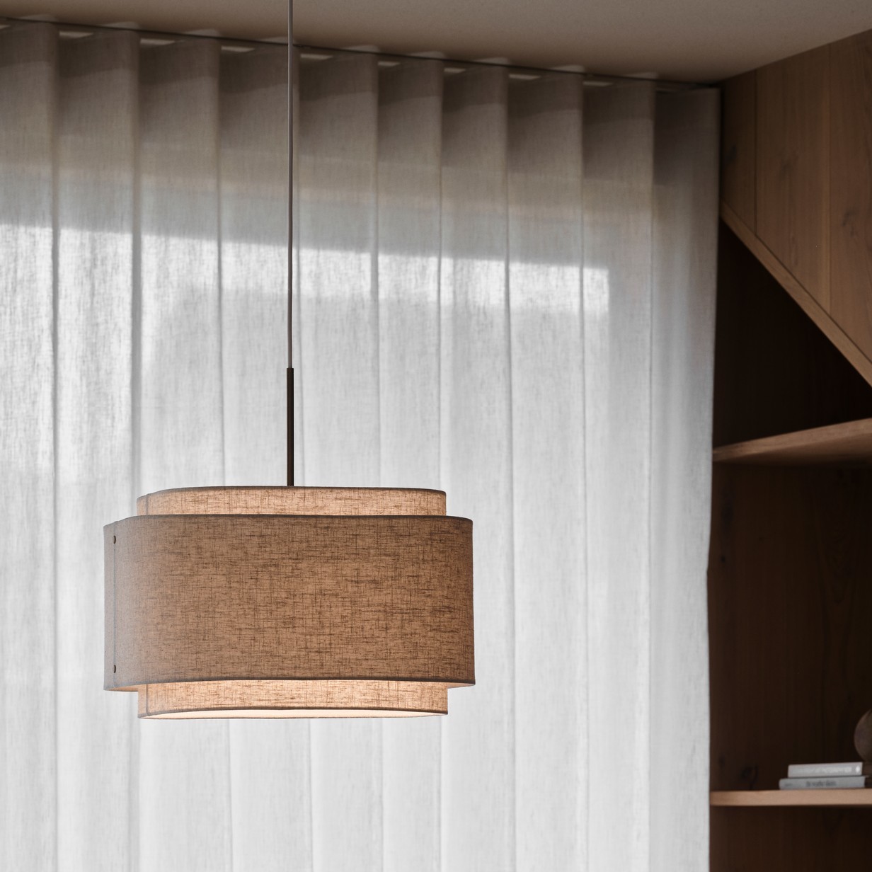 Design For The People Takai - lampe suspendue - Ø cm - beige
