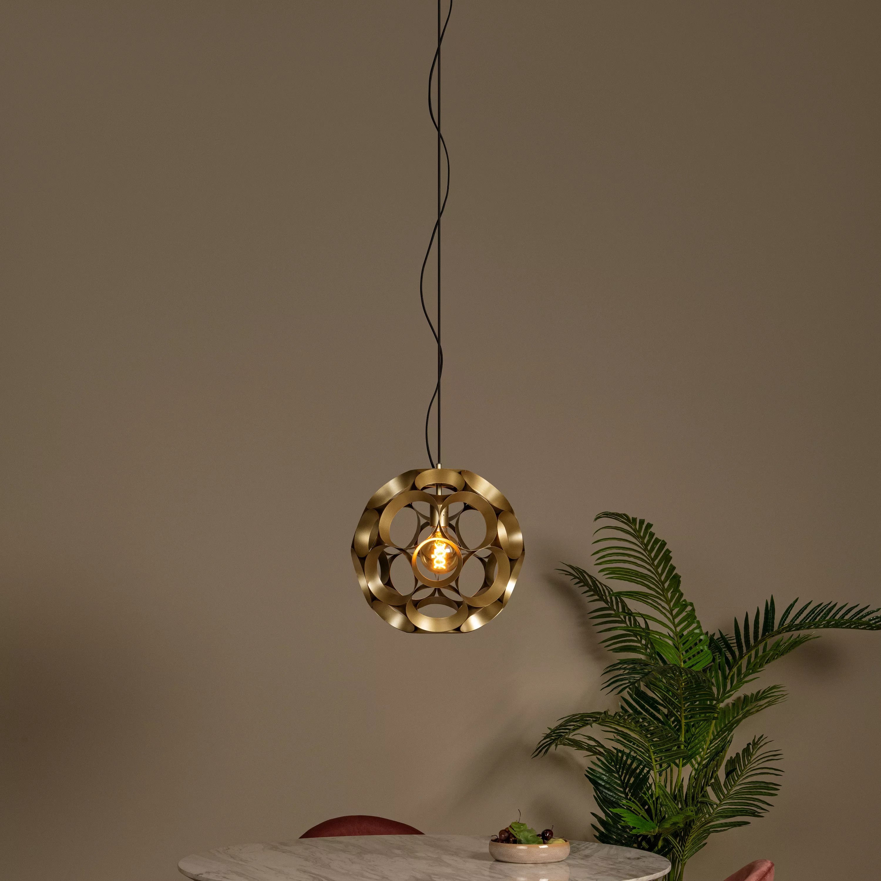 Lucide Hannelore - lampe suspendue - Ø ,8 cm - or