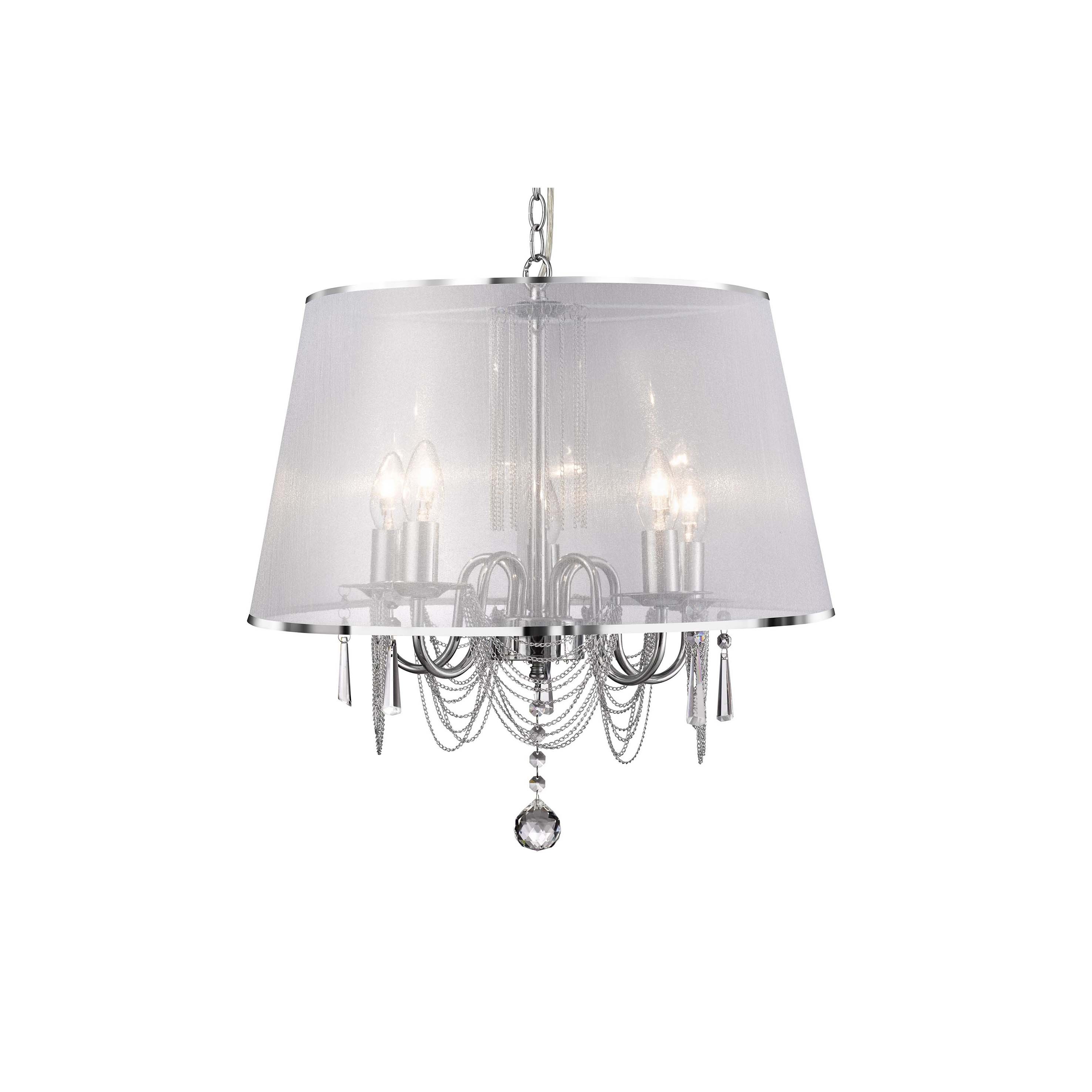 Searchlight Venetian - lustre - Ø cm - chrome