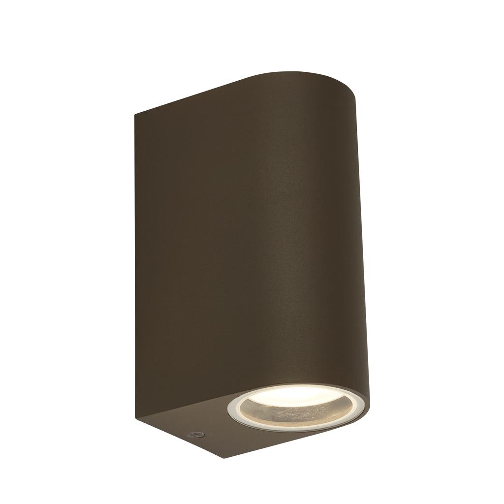 Searchlight Eiffel - lampe murale extérieure - cm - IP44 - brun rustique