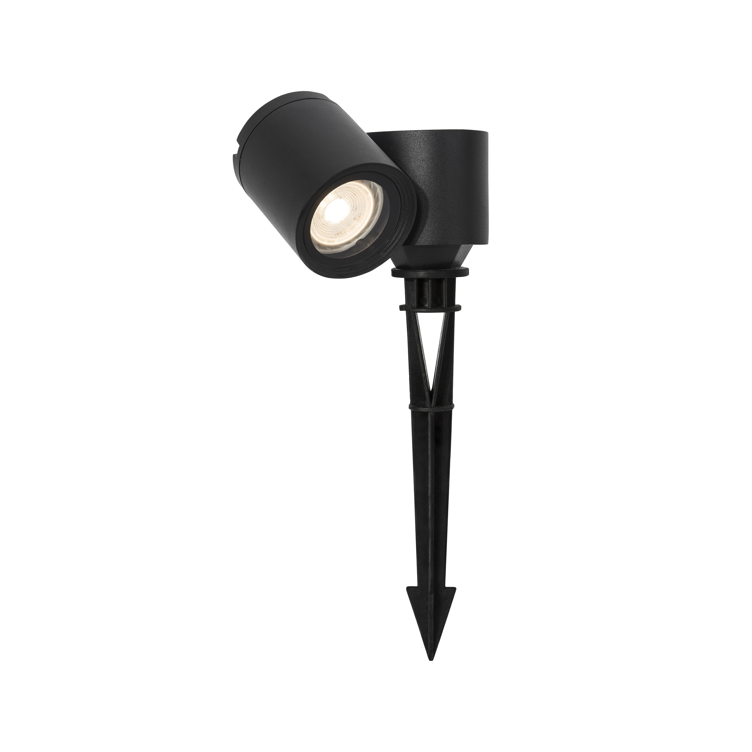 Nova Luce Focus - spot au sol sur pointe - 13,8 x 6,8 x - IP54 - noir
