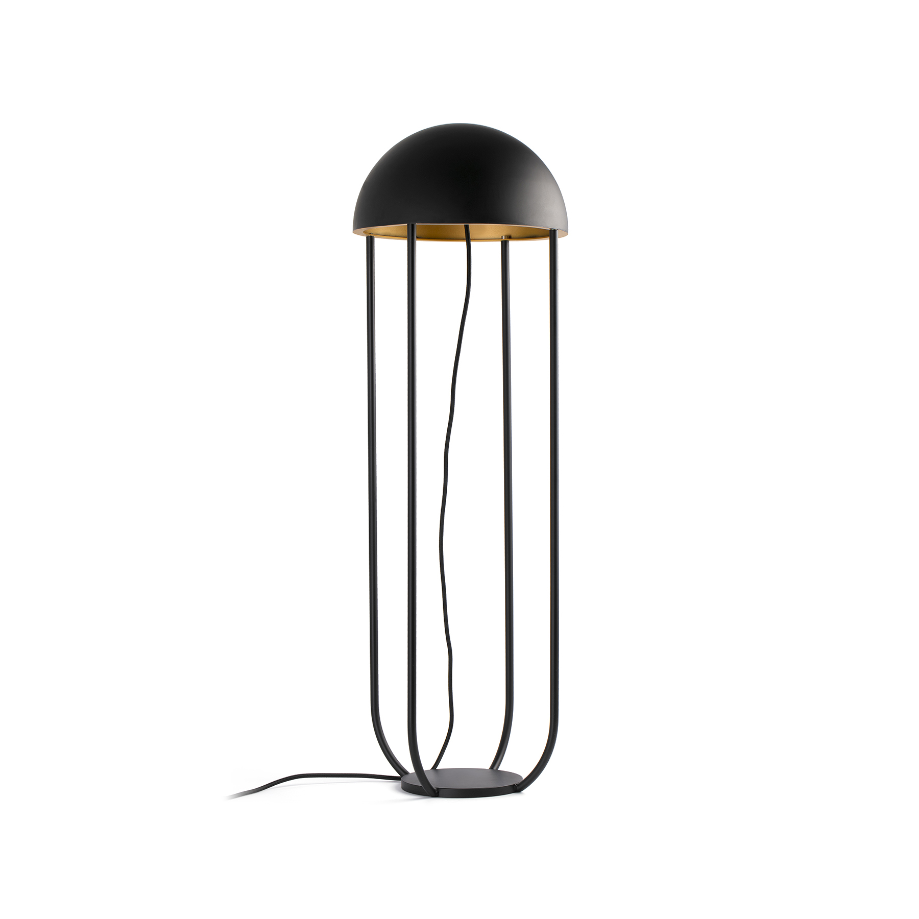Faro Jellyfish - lampadaire - - 6W LED inclus - noir et or