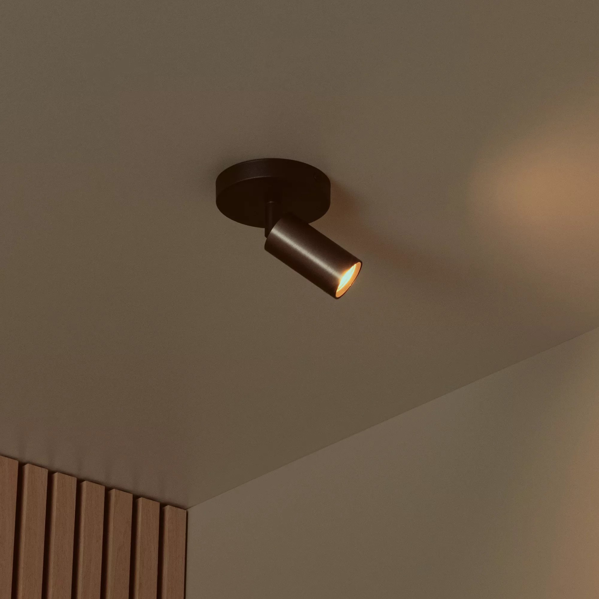 Lucide Ritmo - spot apparent - x 11,1 cm - café
